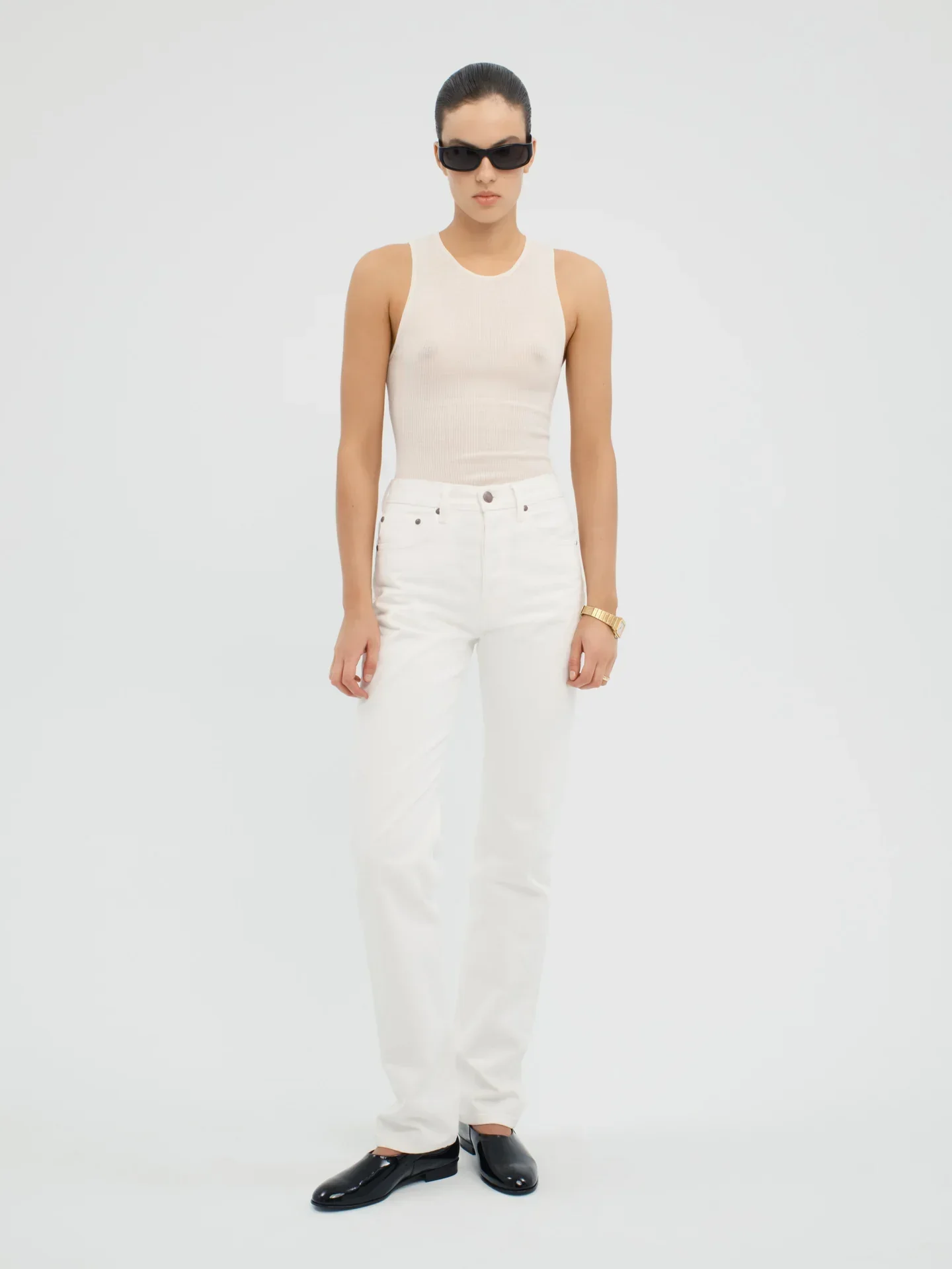 Aflalo - Orwell Jean in Rigid Denim - Image 2