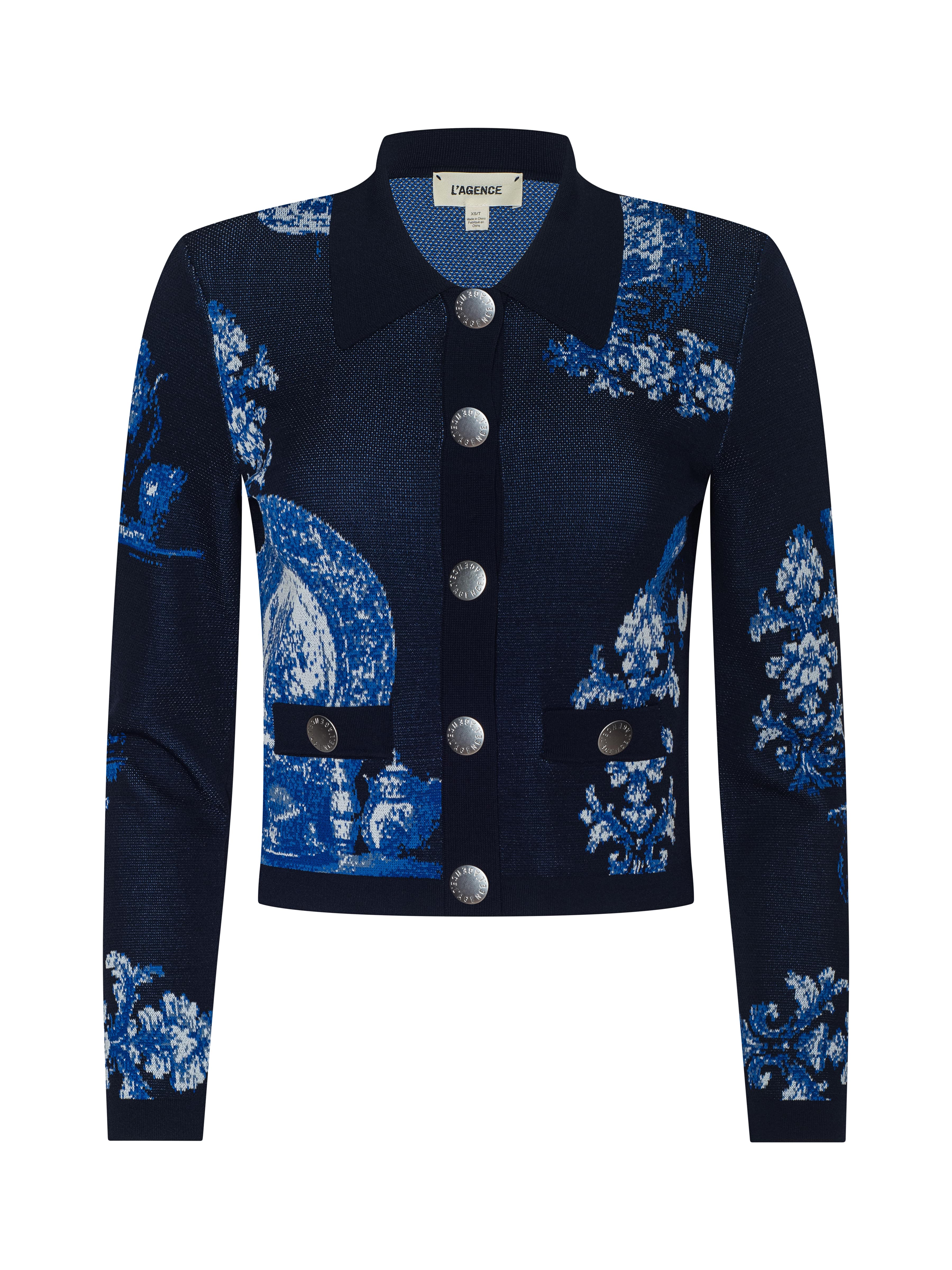 L'AGENCE - Osiris Jacquard Cardigan - Image 6