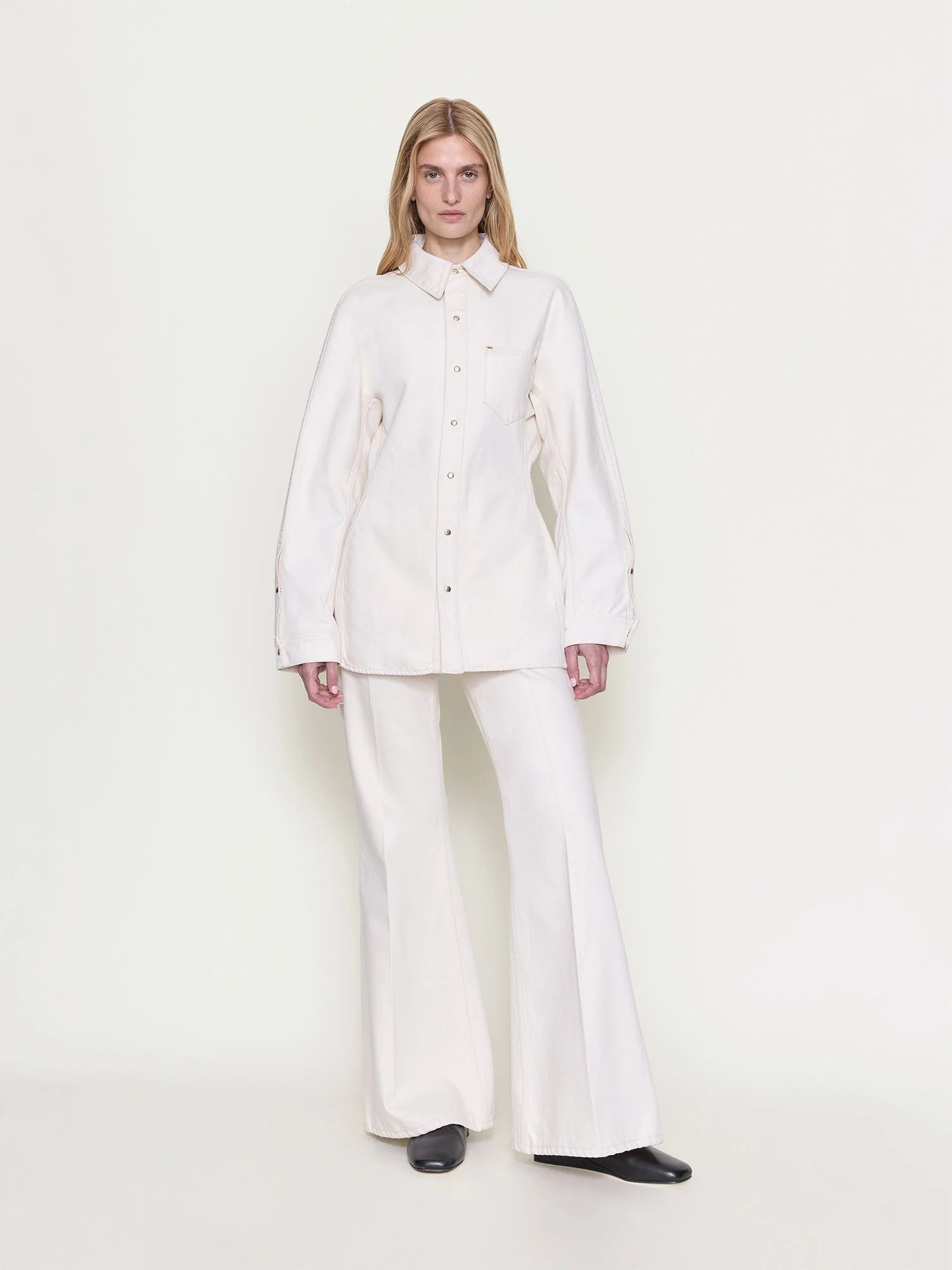 OSSOU - Cinch Shirt in Buff Wash - Image 2