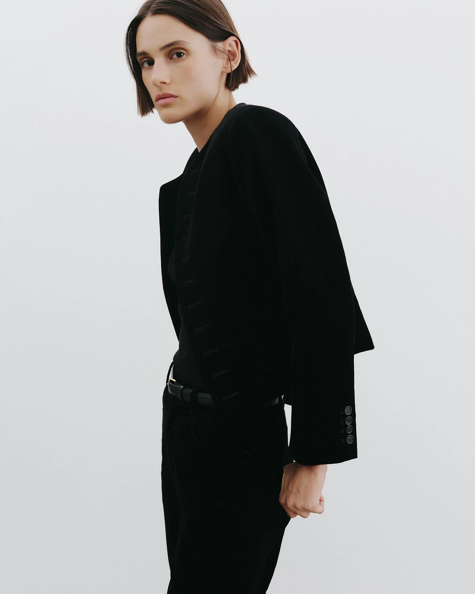 Nili Lotan - PATTI VELVET SHORT JACKET - Image 4