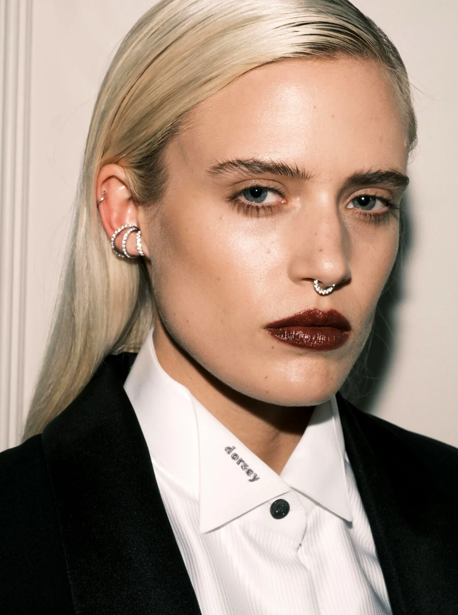 Dorsey - Pavé Triple Ear Cuff, Gold - Image 6