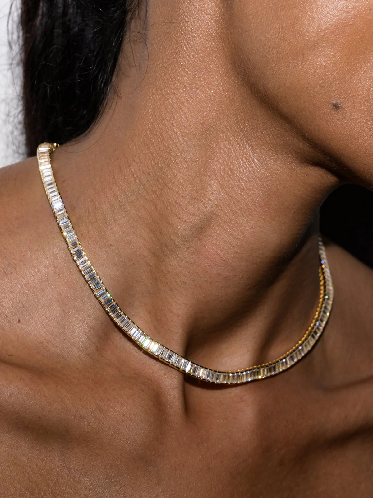 Dorsey - PETITE BESSETTE RIVIÈRE NECKLACE IN MOISSANITE - Image 5