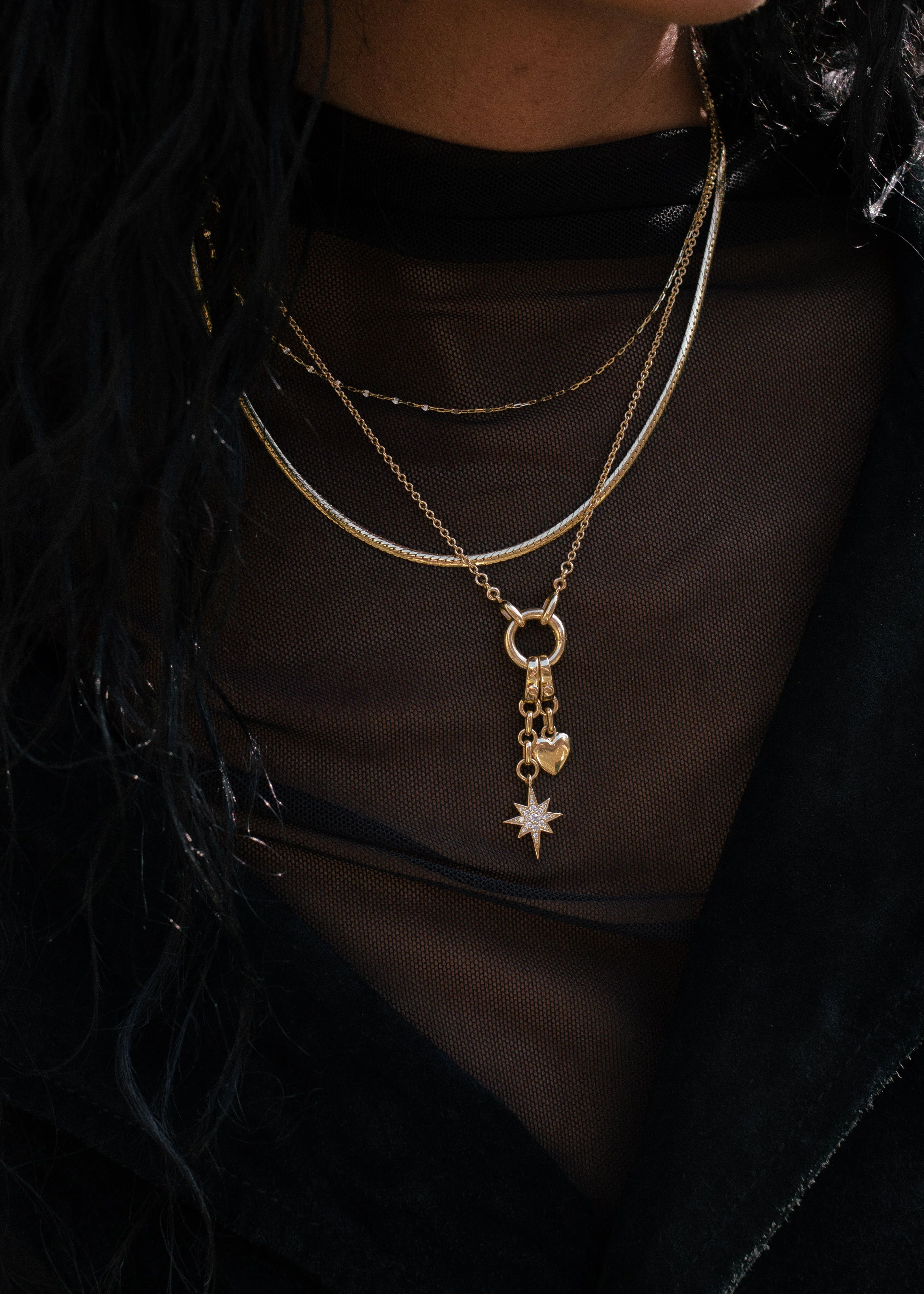Kinn - Petite Kennedy Herringbone Chain Necklace - Image 7