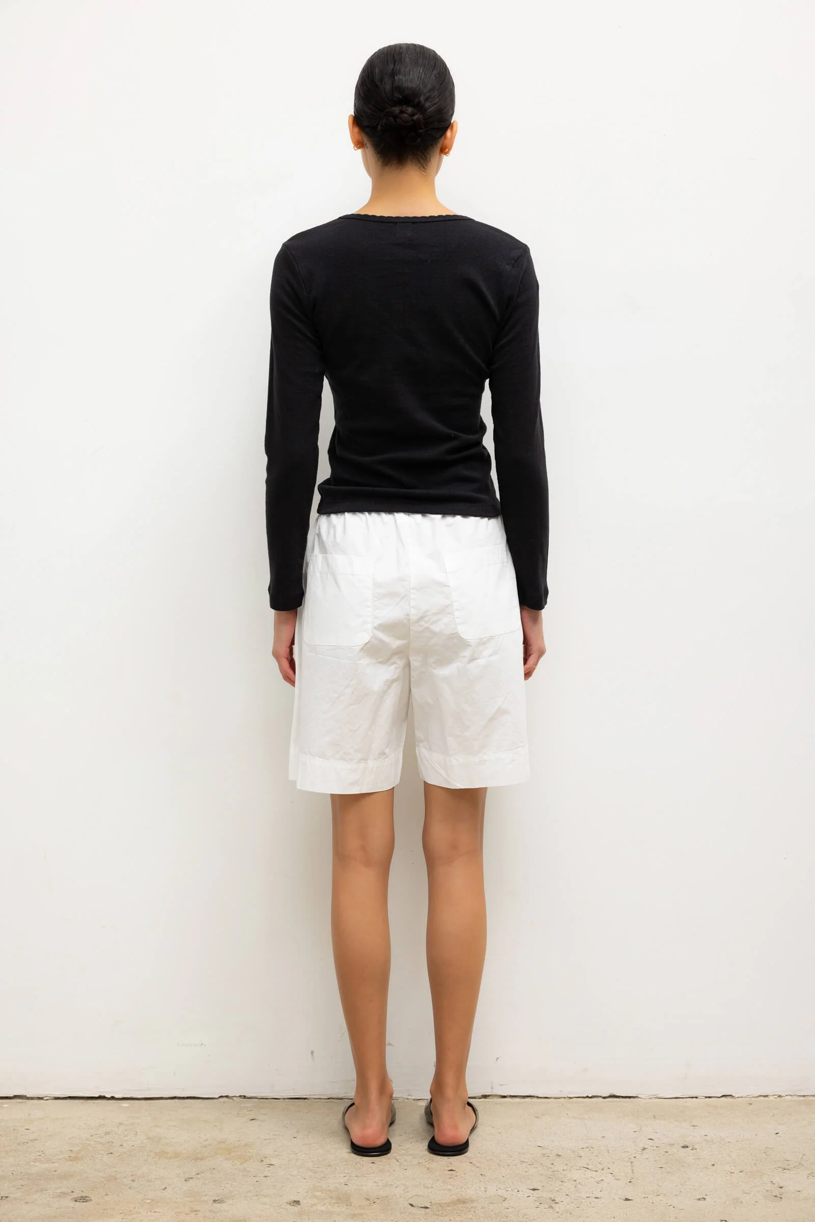 Leset - Pointelle Slim Fit Long Sleeve - Image 7