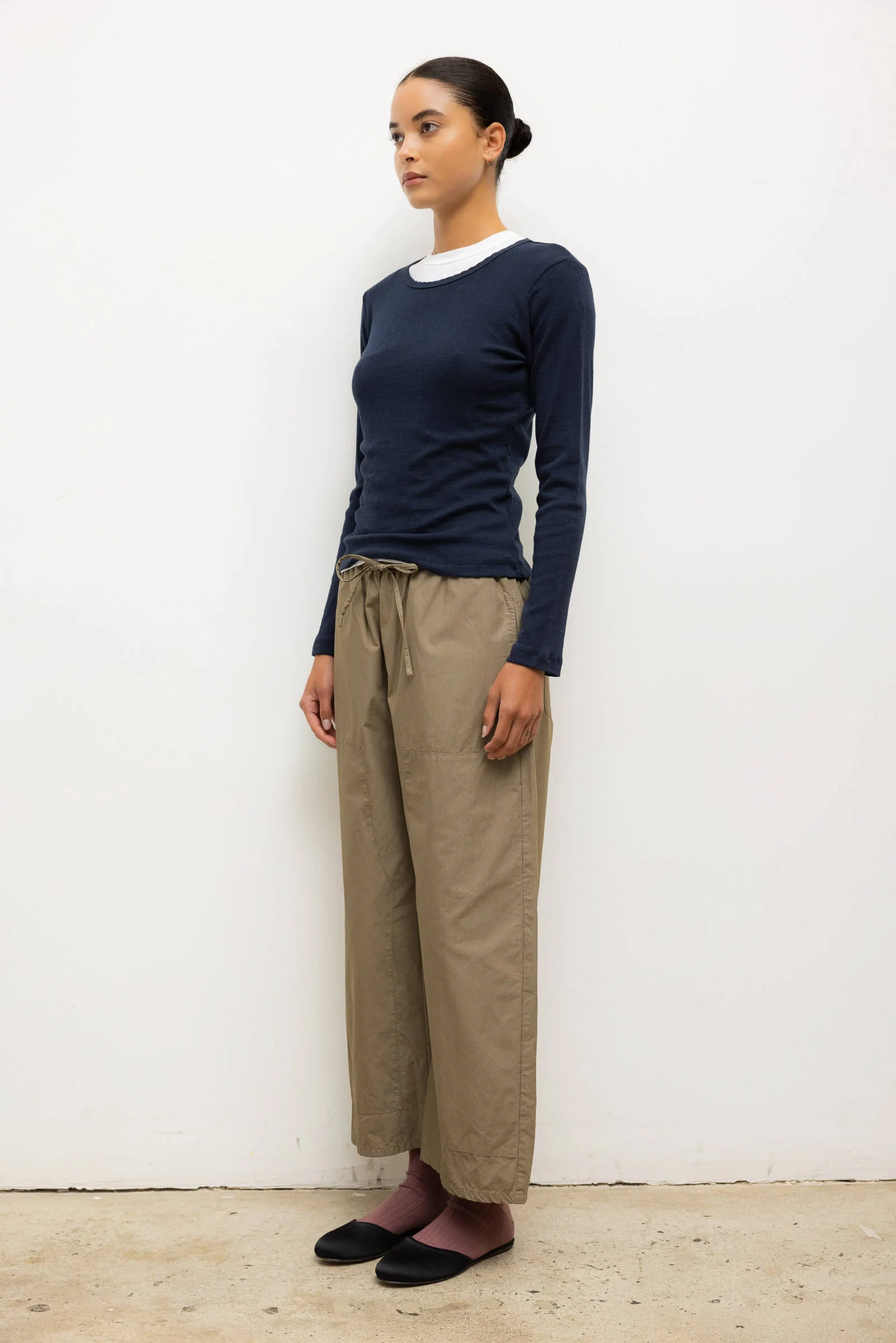 Leset - Pointelle Slim Fit Long Sleeve - Image 6