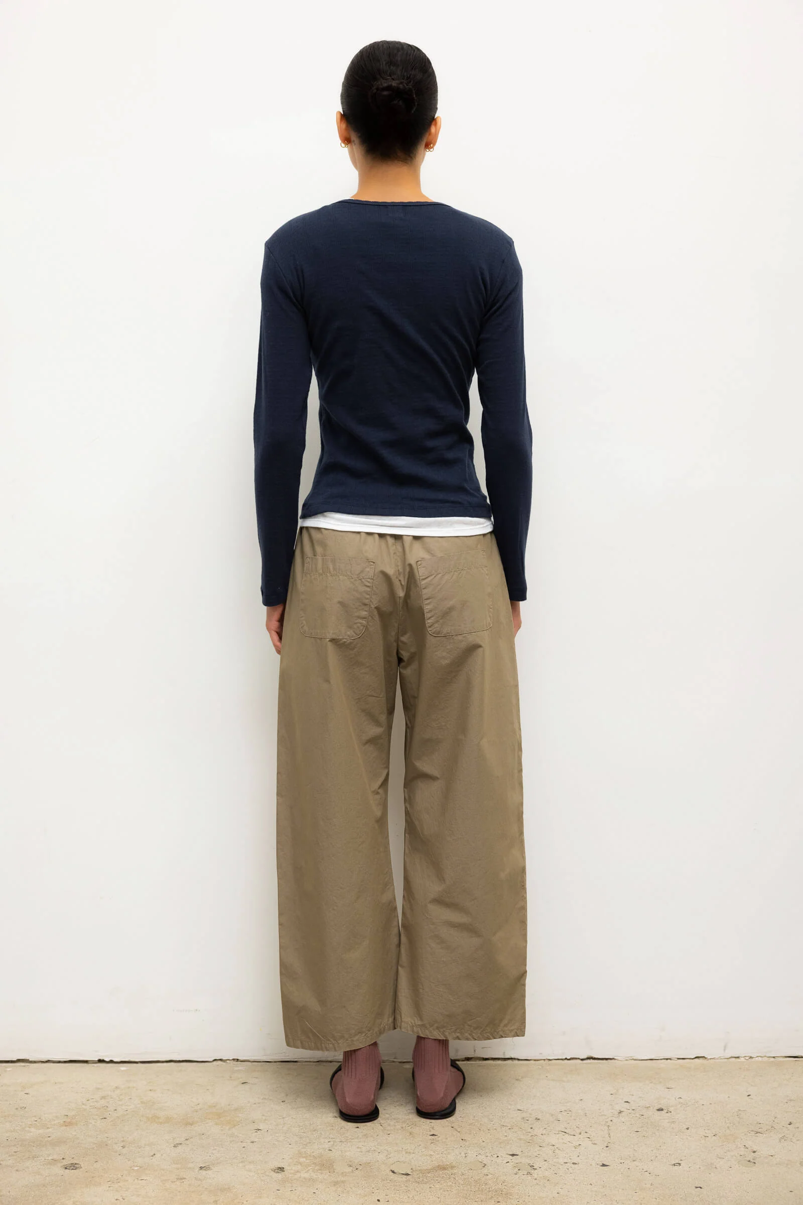 Leset - Pointelle Slim Fit Long Sleeve - Image 7