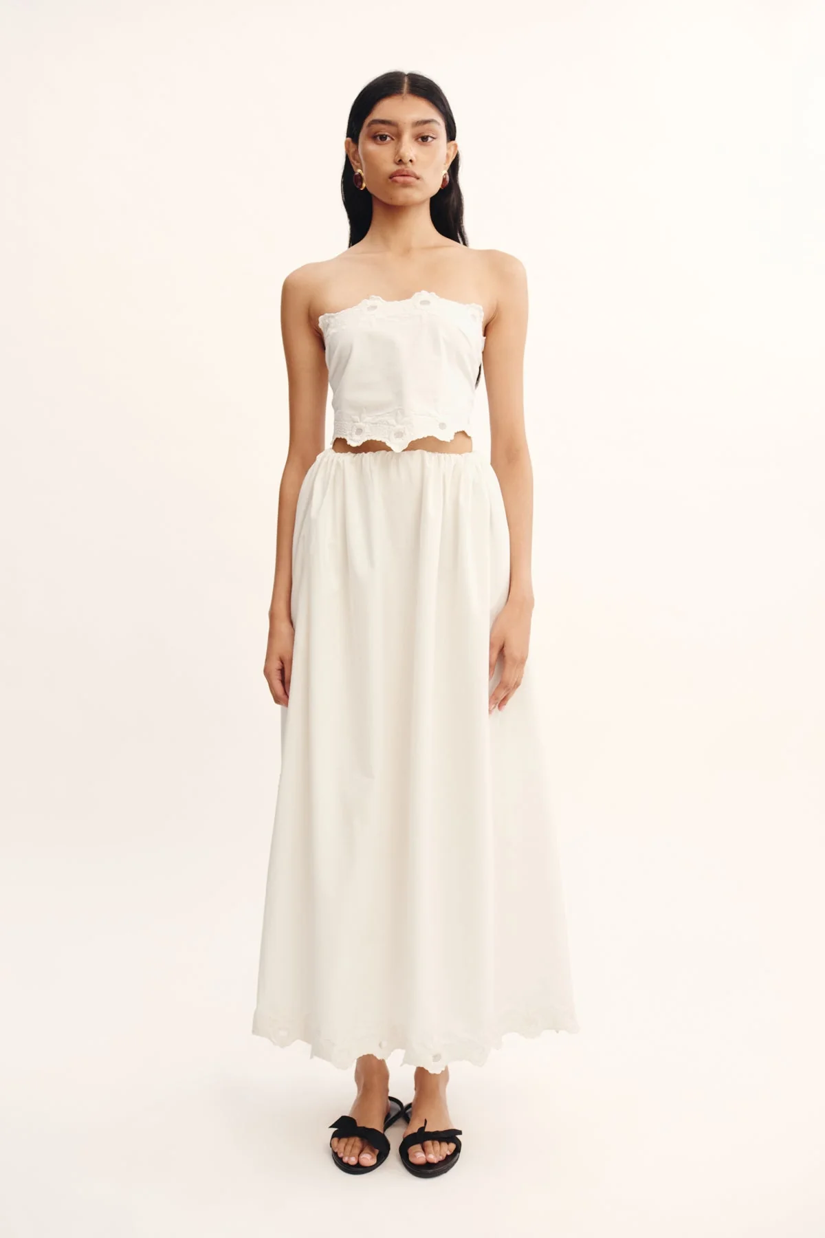Posse - ANTOINETTE TIE TOP - VINTAGE WHITE - Image 4
