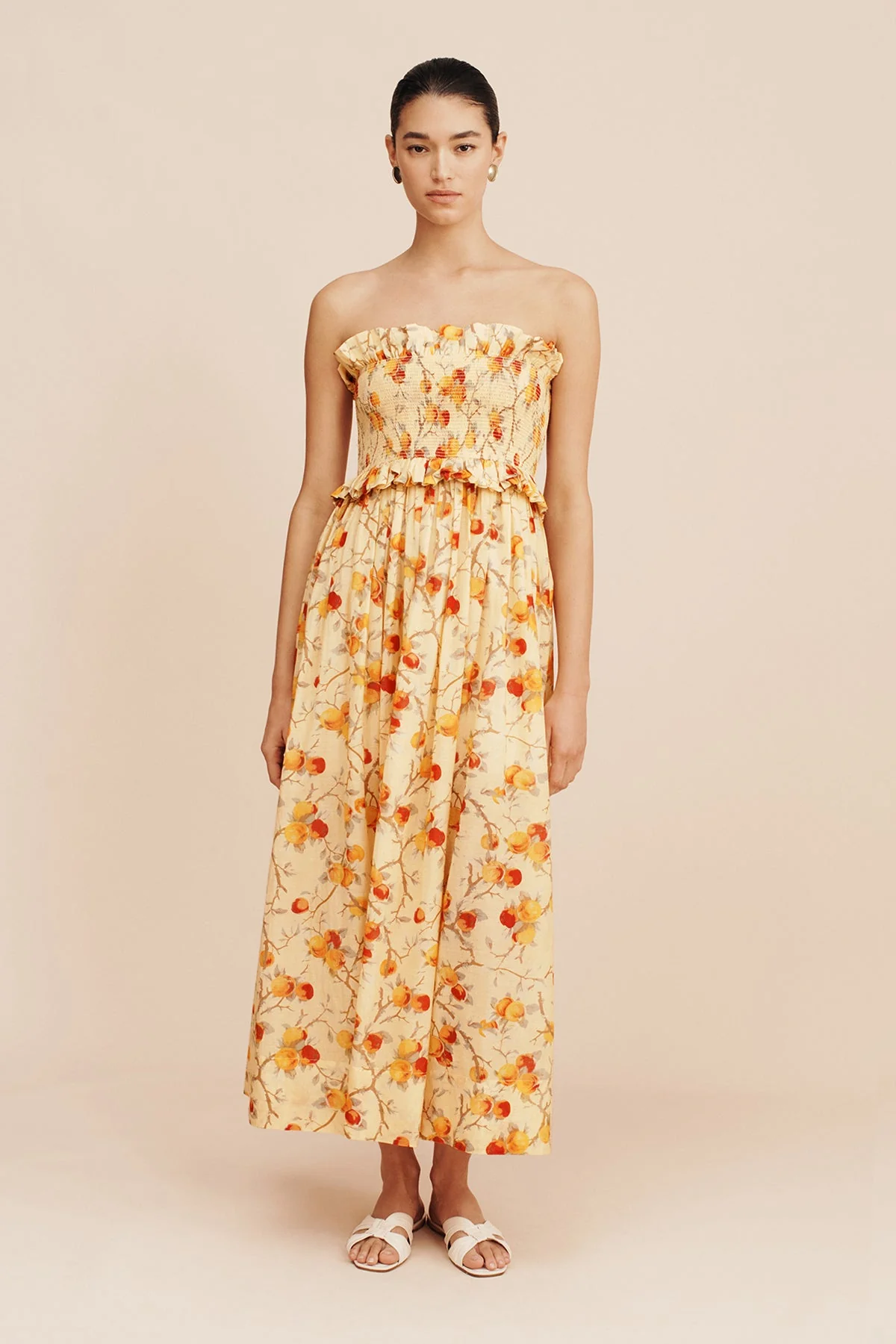 Posse - COBY STRAPLESS DRESS - CITRUS FLORAL - Image 10