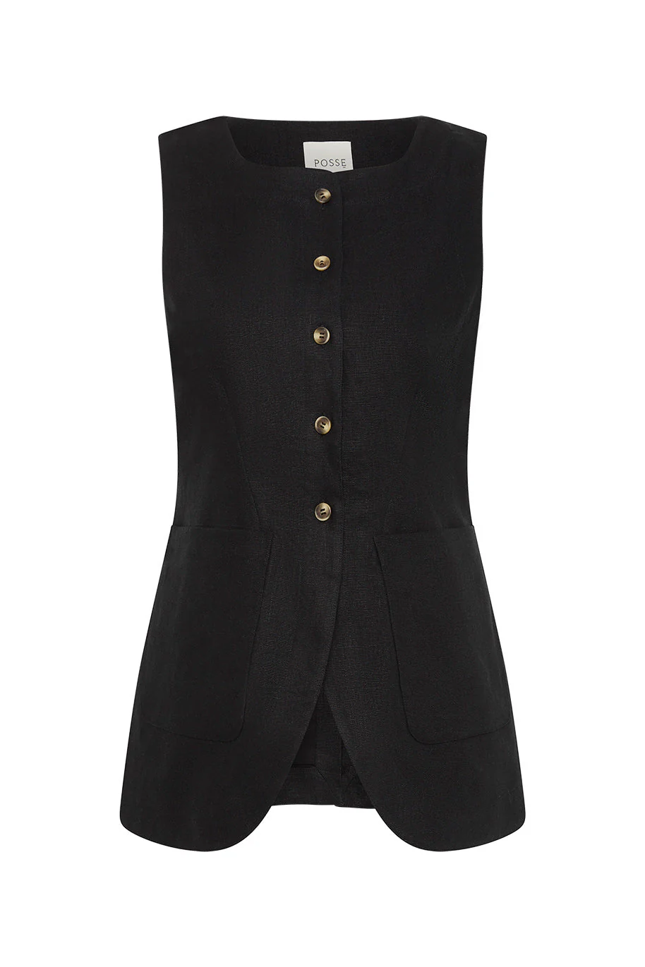 Posse - EMMA VEST - BLACK - Image 8