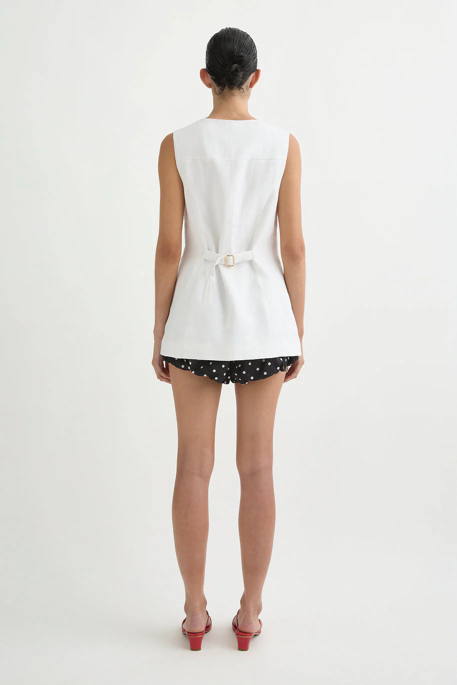 Posse - LORENZO TAILORED VEST - IVORY - Image 11