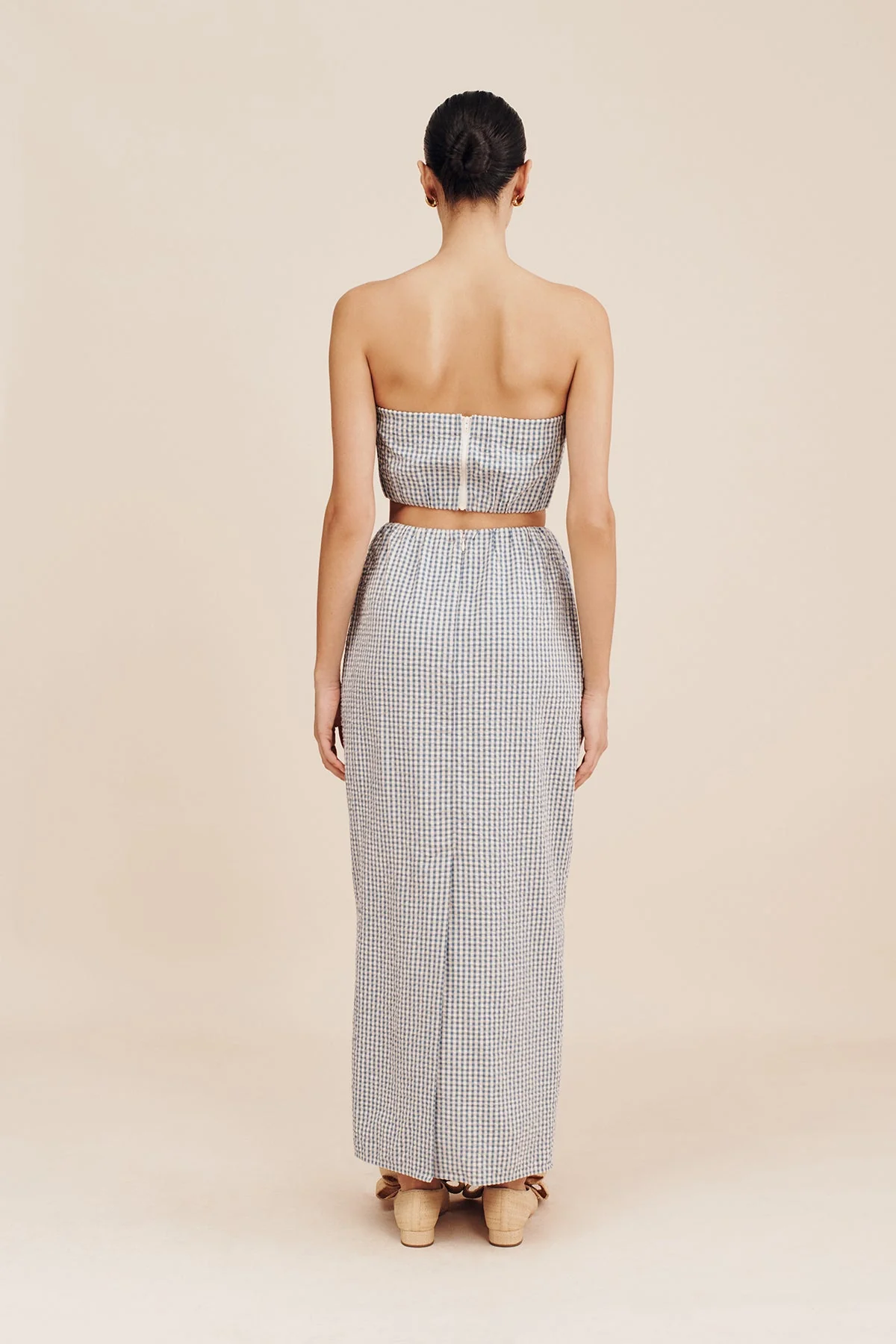 Posse - MIRA BANDEAU - BLUE GINGHAM - Image 11