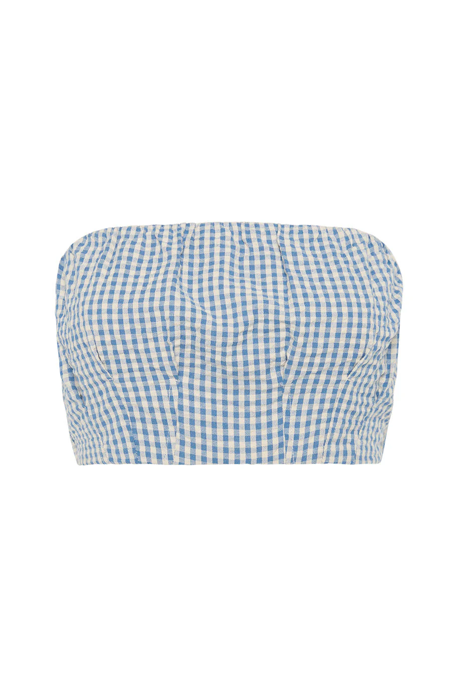 Posse - MIRA BANDEAU - BLUE GINGHAM - Image 12