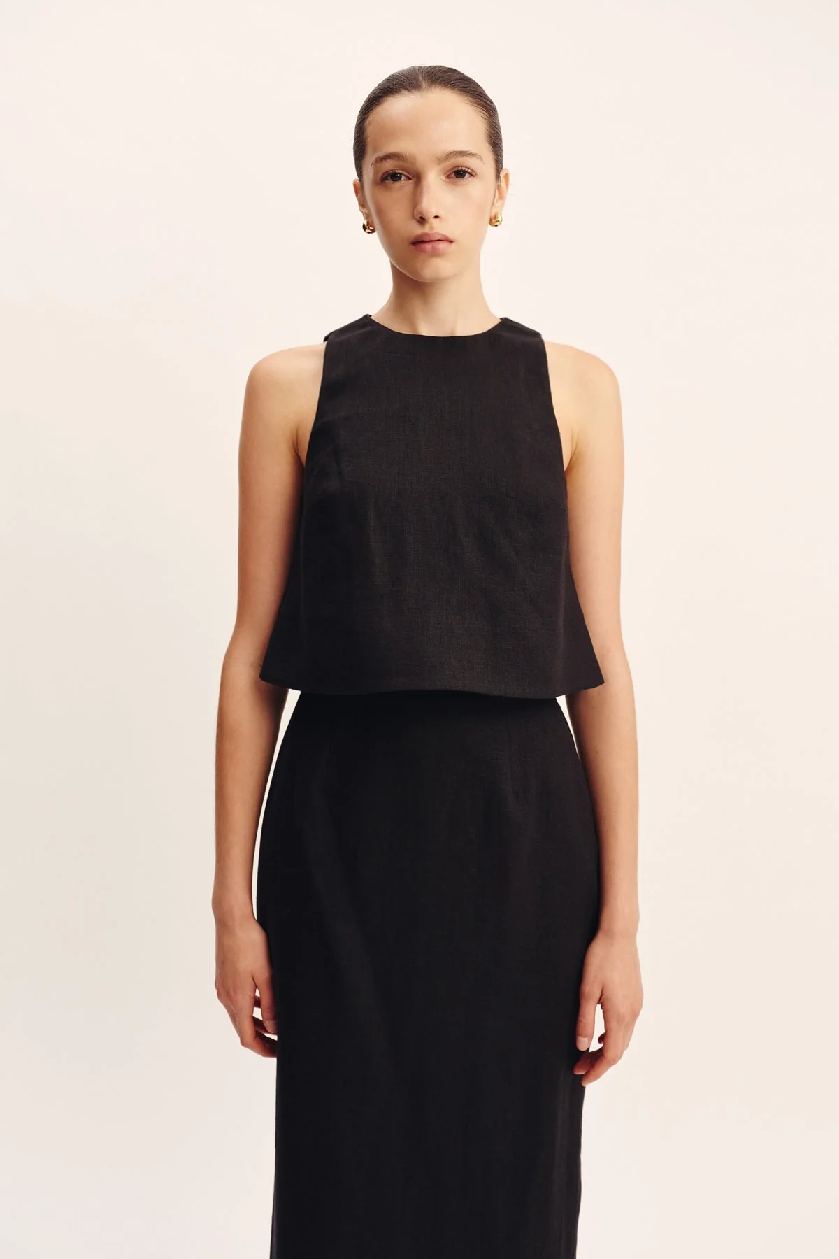 Posse - POPPY TOP - BLACK