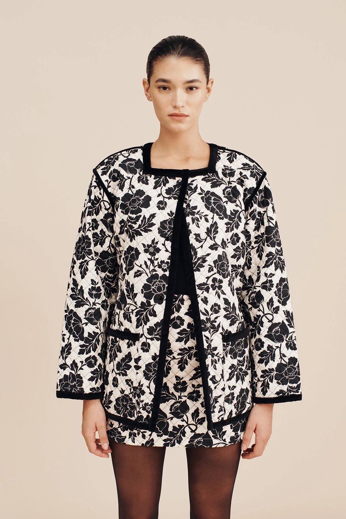 Posse - ROMEO JACKET - NOIR BLOOM - Image 3