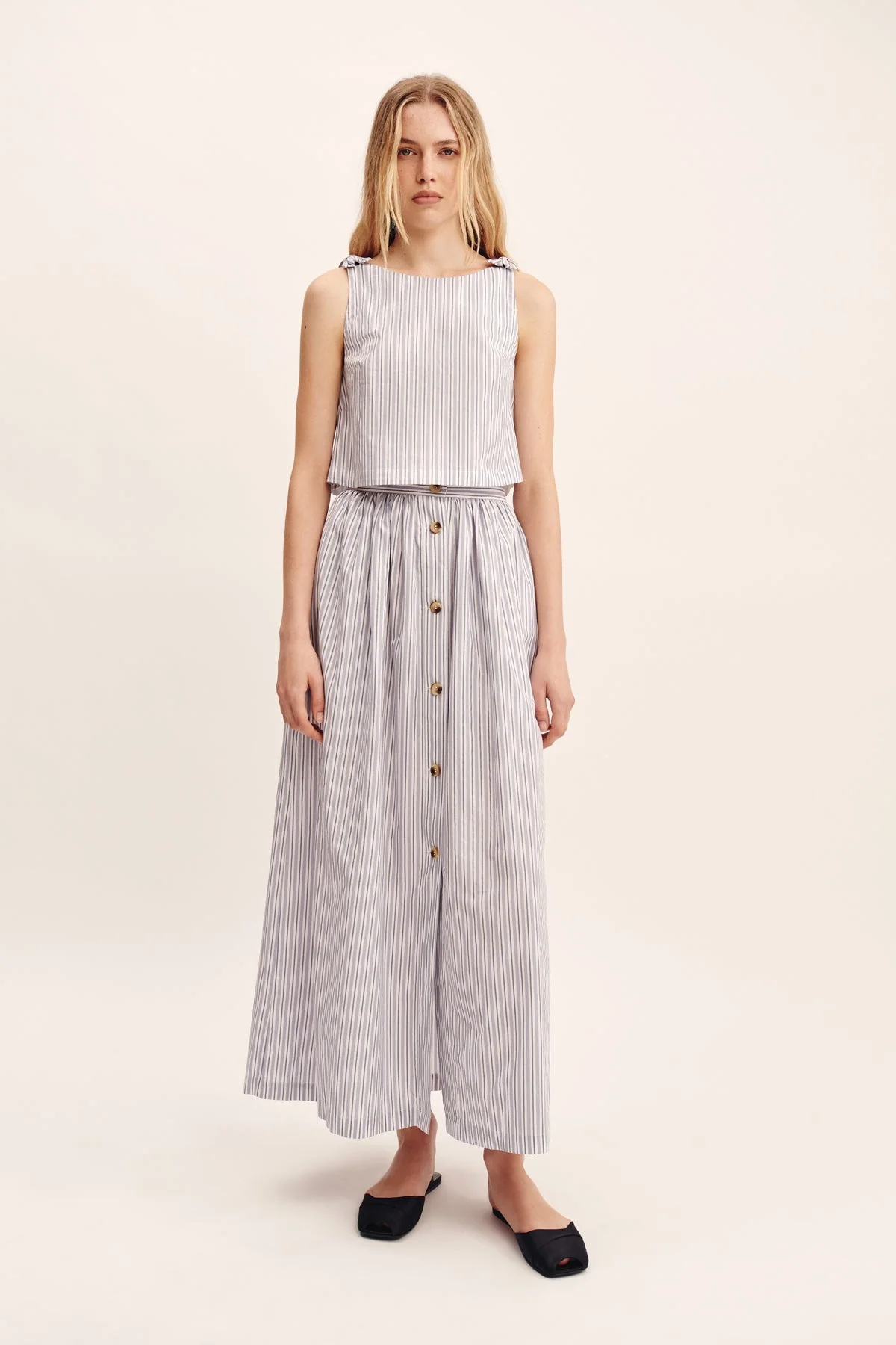 Posse - ROMEO TOP - BLUE STRIPE - Image 3