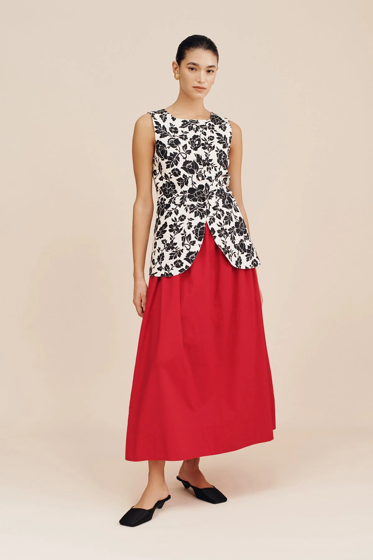 Posse - ROMEO VEST - NOIR BLOOM - Image 11