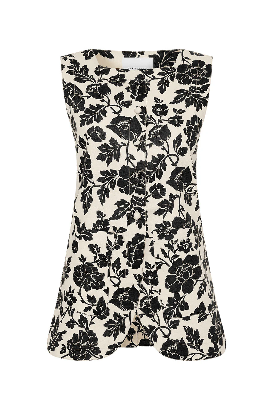 Posse - ROMEO VEST - NOIR BLOOM - Image 12