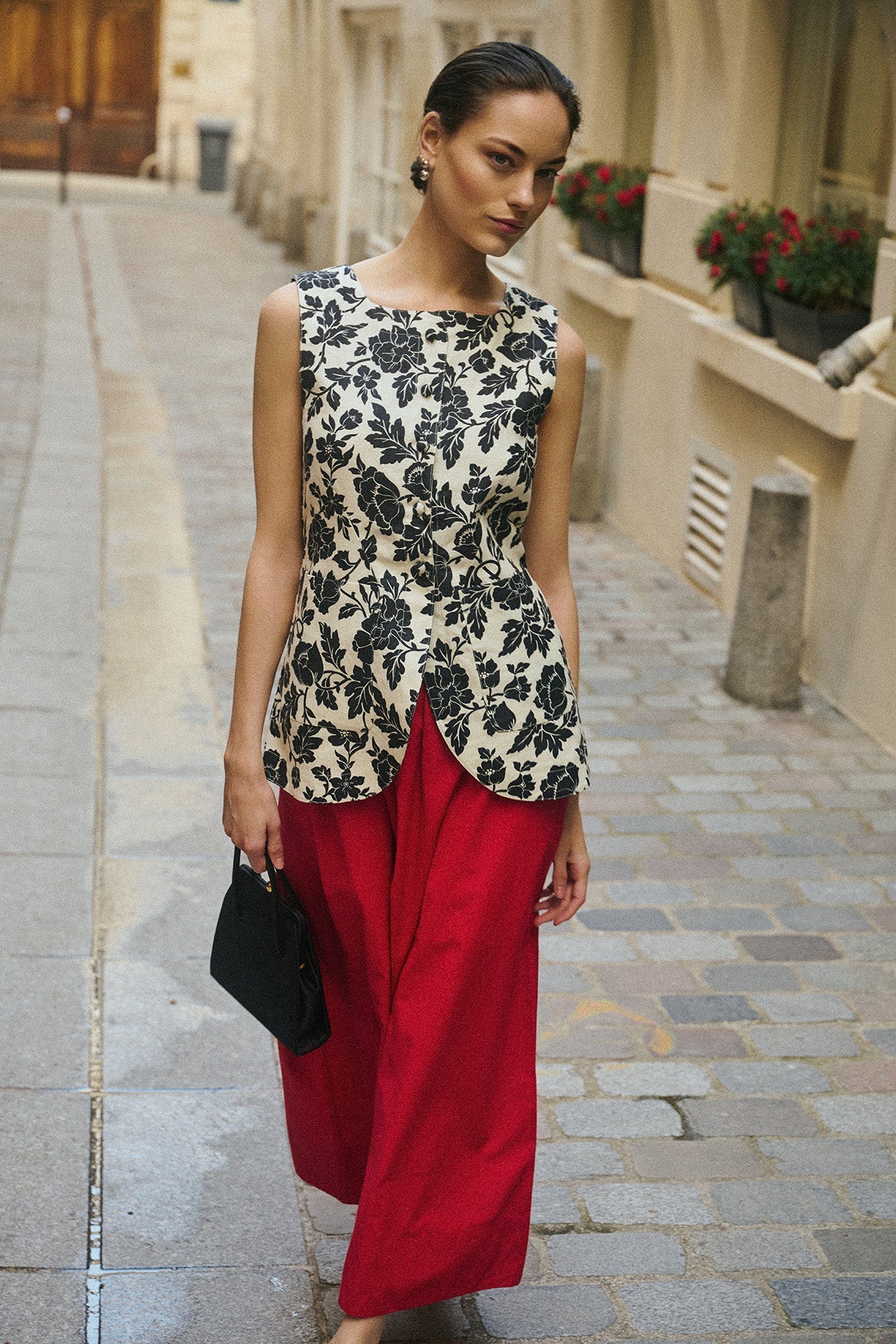 Posse - ROMEO VEST - NOIR BLOOM - Image 8