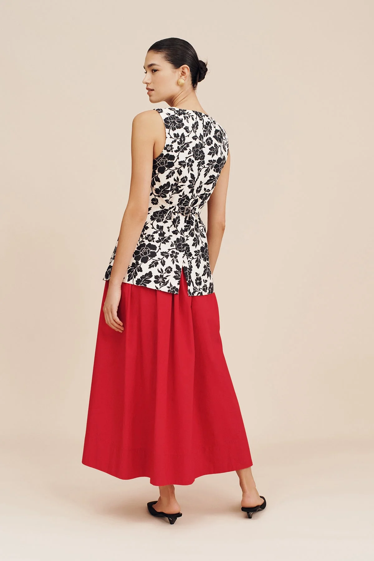 Posse - ROMEO VEST - NOIR BLOOM - Image 9