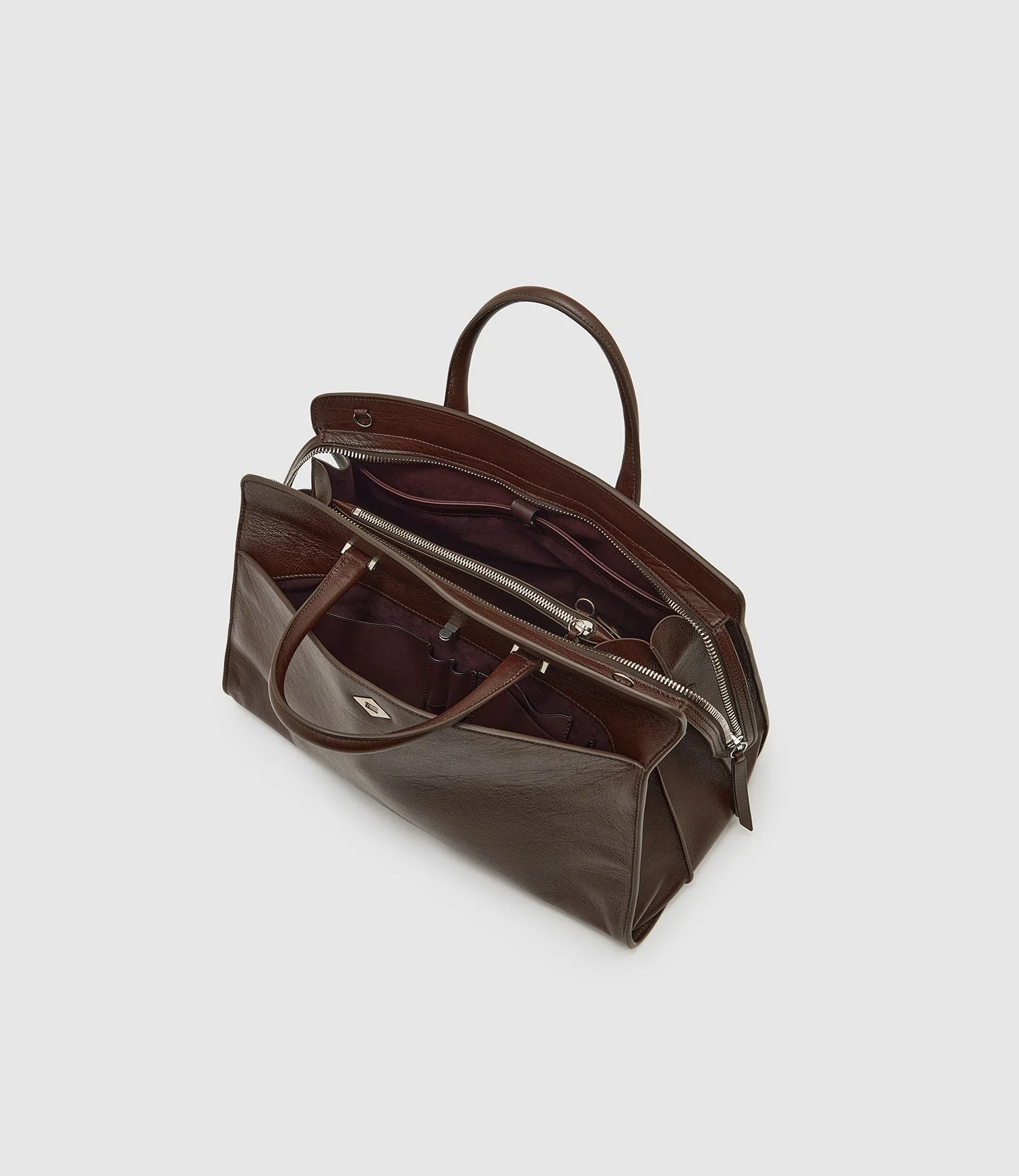 Metier - Private Eye Large Elvis Walnut with Silver Hardware - Image 3