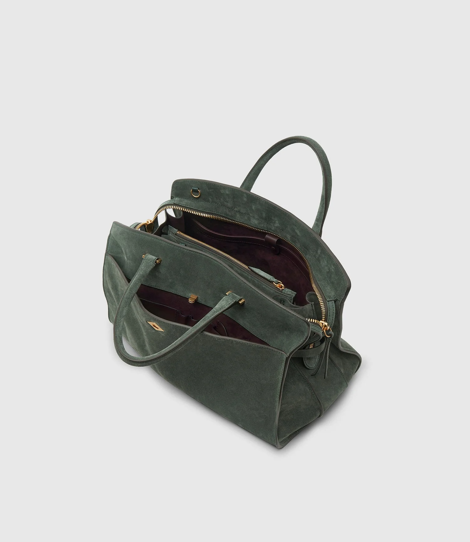 Metier - Private Eye Large Suede Emerald - Image 3