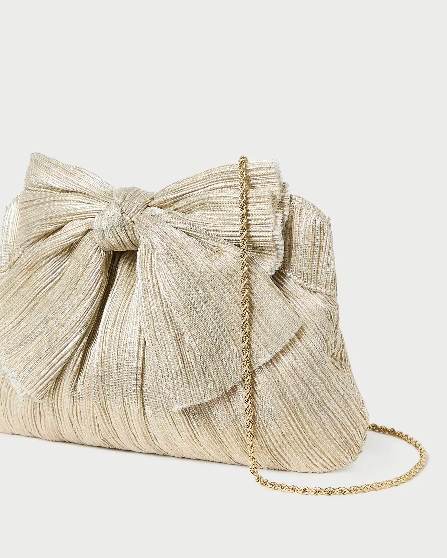 Loeffler Randall - Rayne Platinum Bow Clutch - Image 2