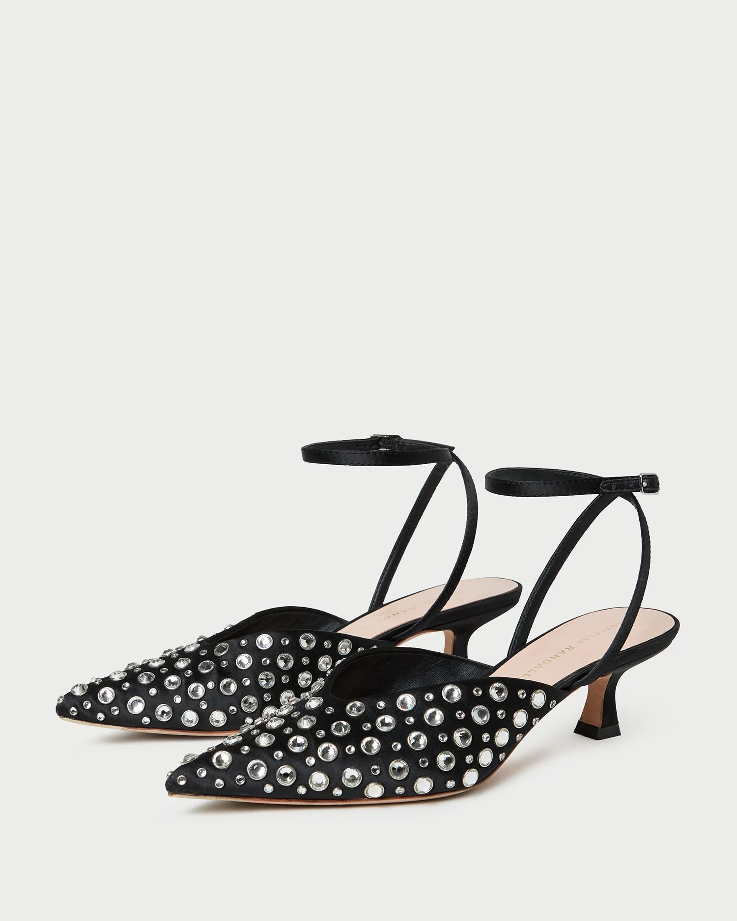 Loeffler Randall - Rio Black/Crystal Kitten Heel - Image 4