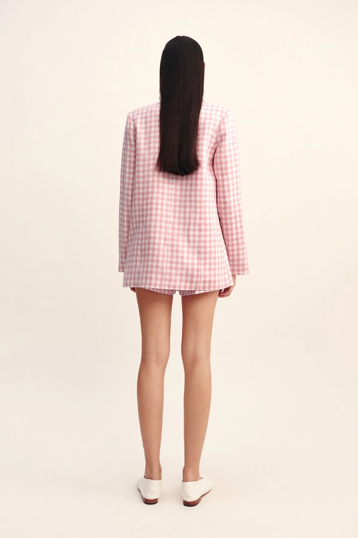 Posse - RIO SHIFT JACKET - PINK GINGHAM - Image 5