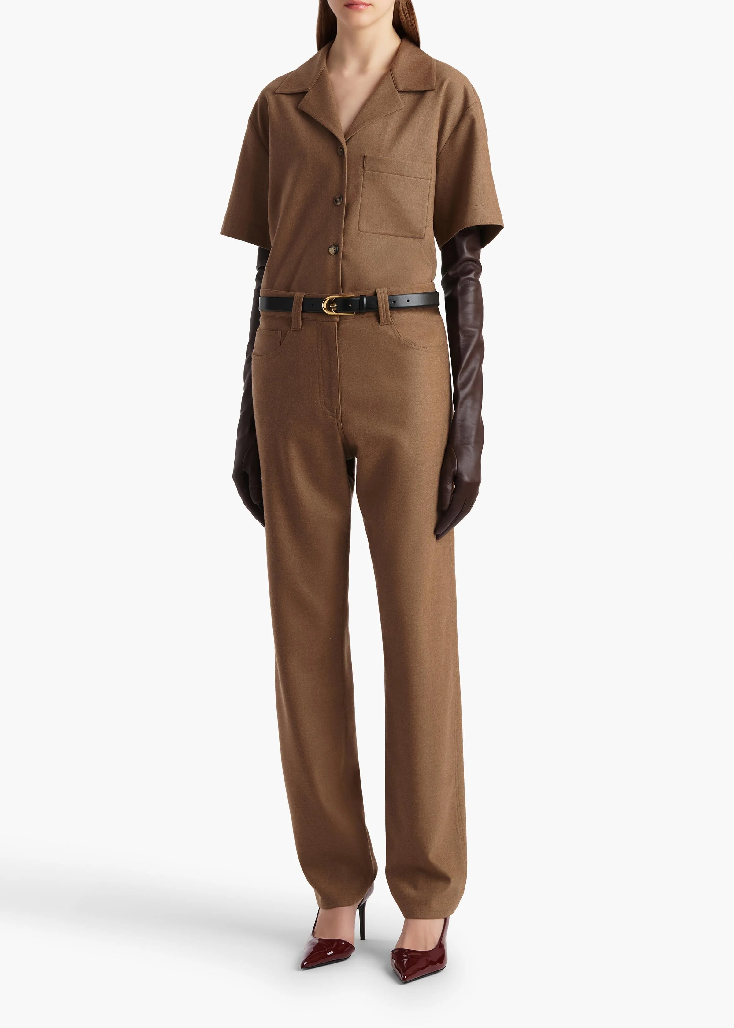 Khaite - Riordan Top in Toffee - Image 2