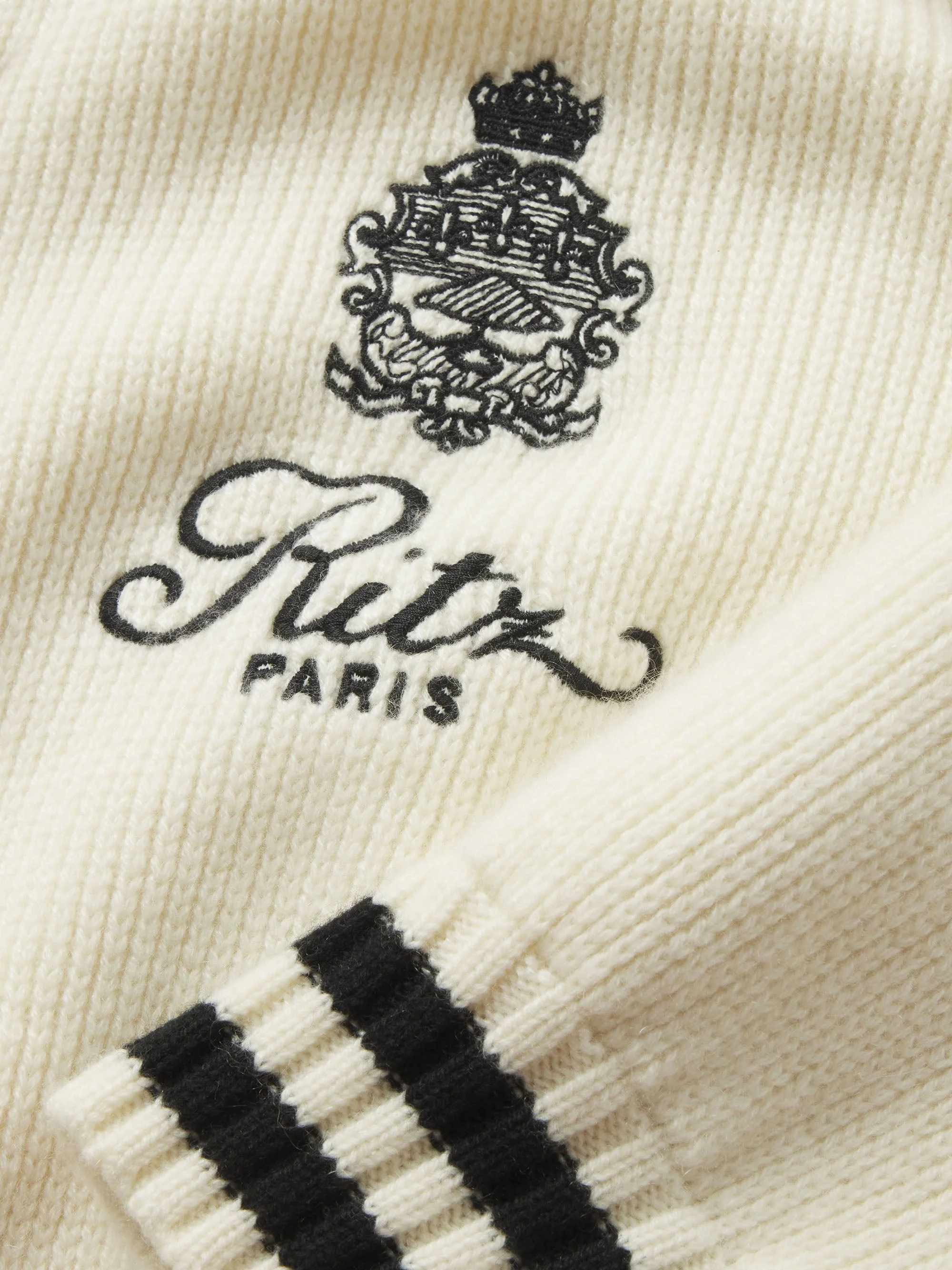 FRAME - Ritz Embroidery Cashmere Cardigan - Image 2