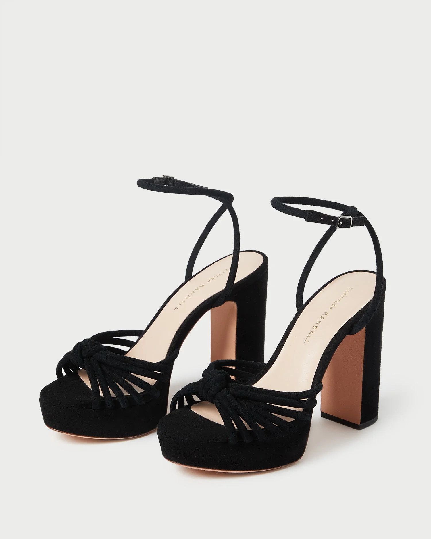 Loeffler Randall - Rivka Black Suede Platform Sandal - Image 5