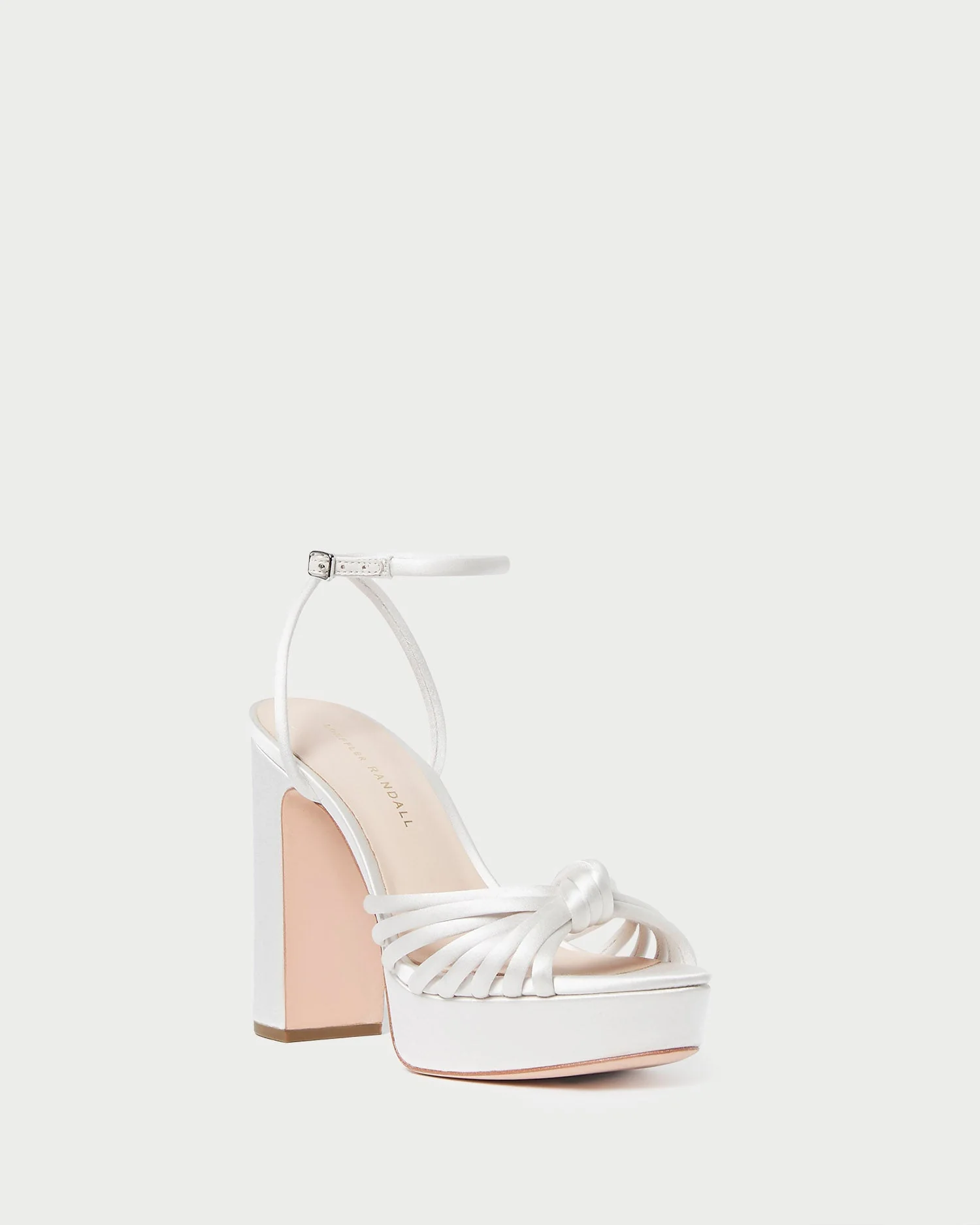 Loeffler Randall - Rivka Cream Knot Platform Sandal - Image 4