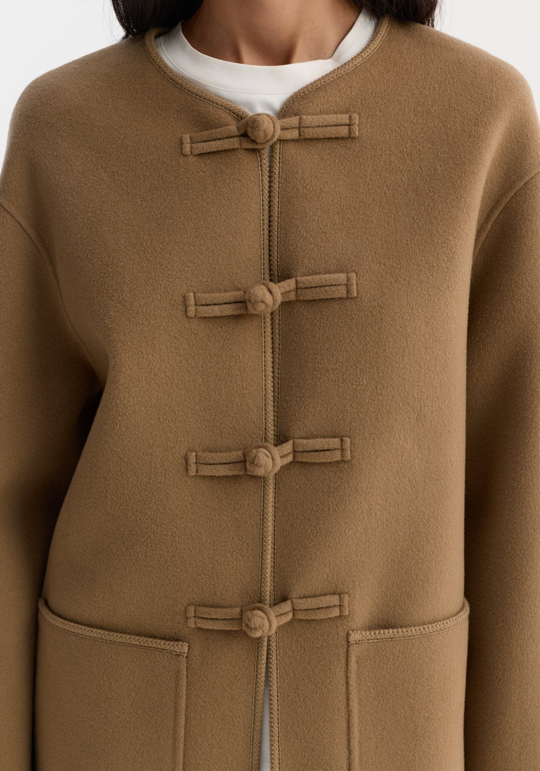 ROHE - Double - faced wool pankou jacket | camel - Image 3