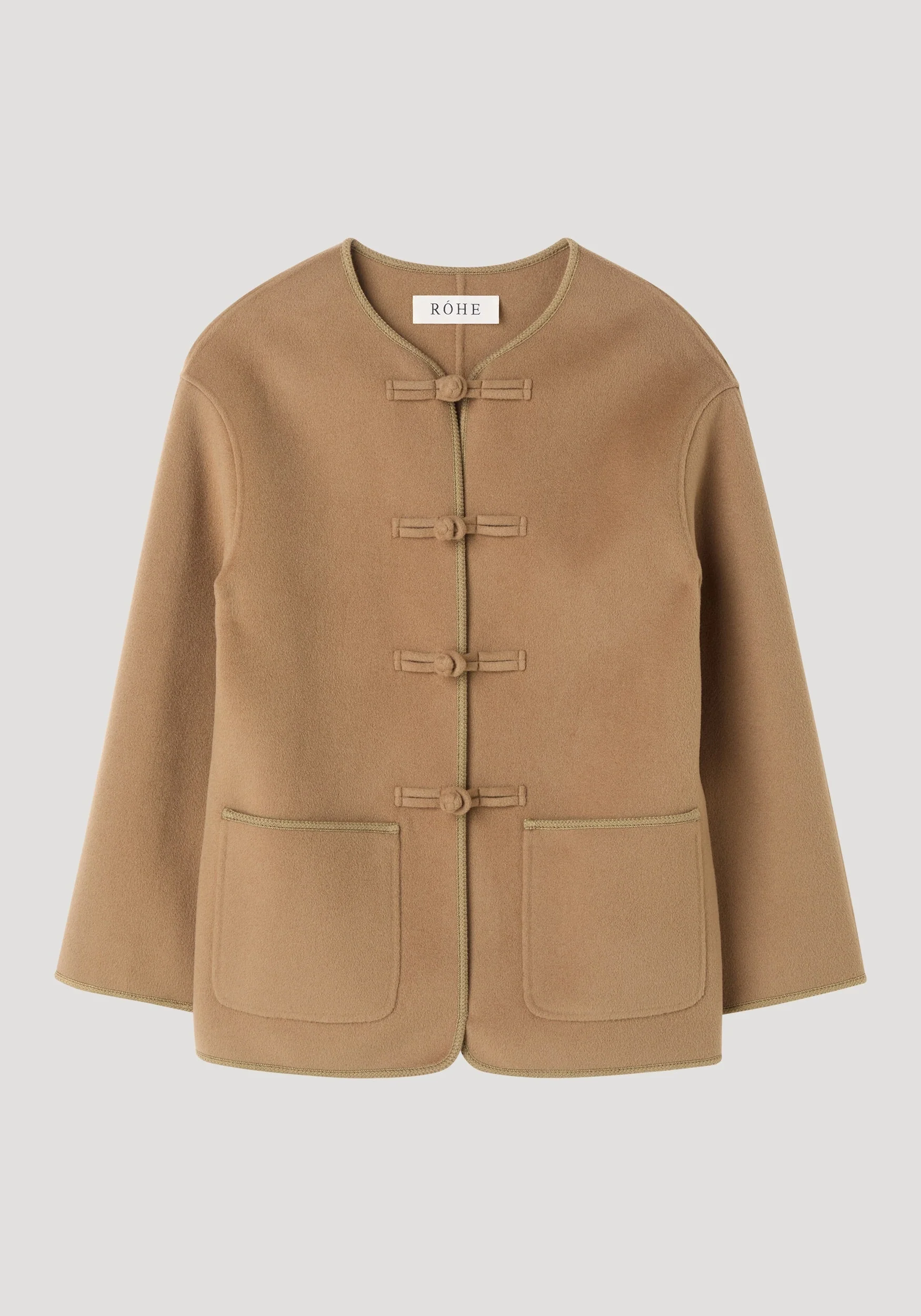 ROHE - Double - faced wool pankou jacket | camel - Image 6