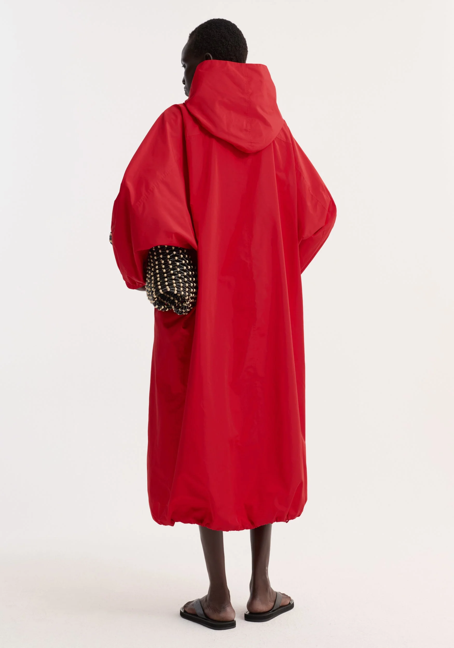 ROHE - Parachute silk - blend coat | red - Image 5