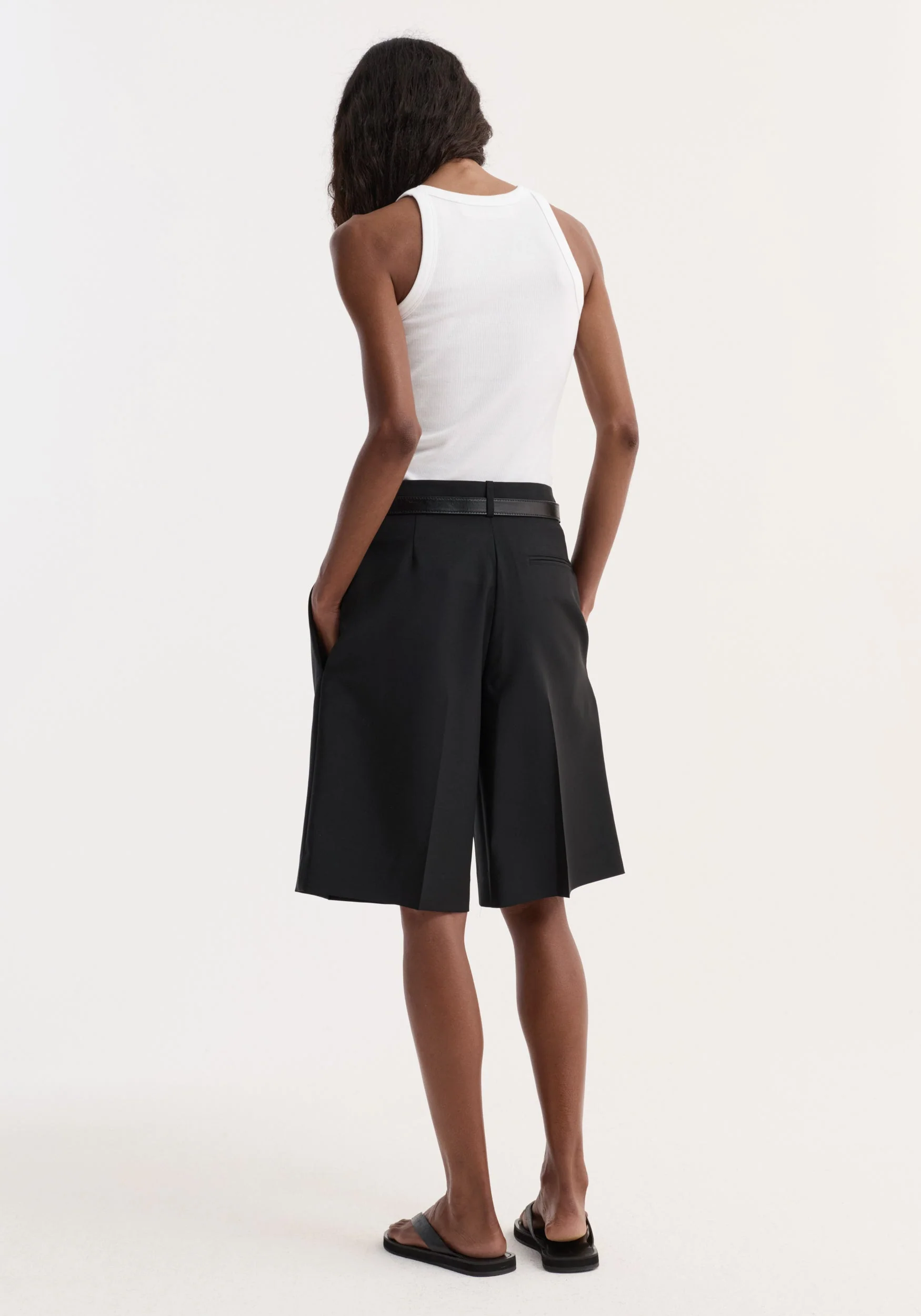 ROHE - Scoop - neck rib top | optic white - Image 5