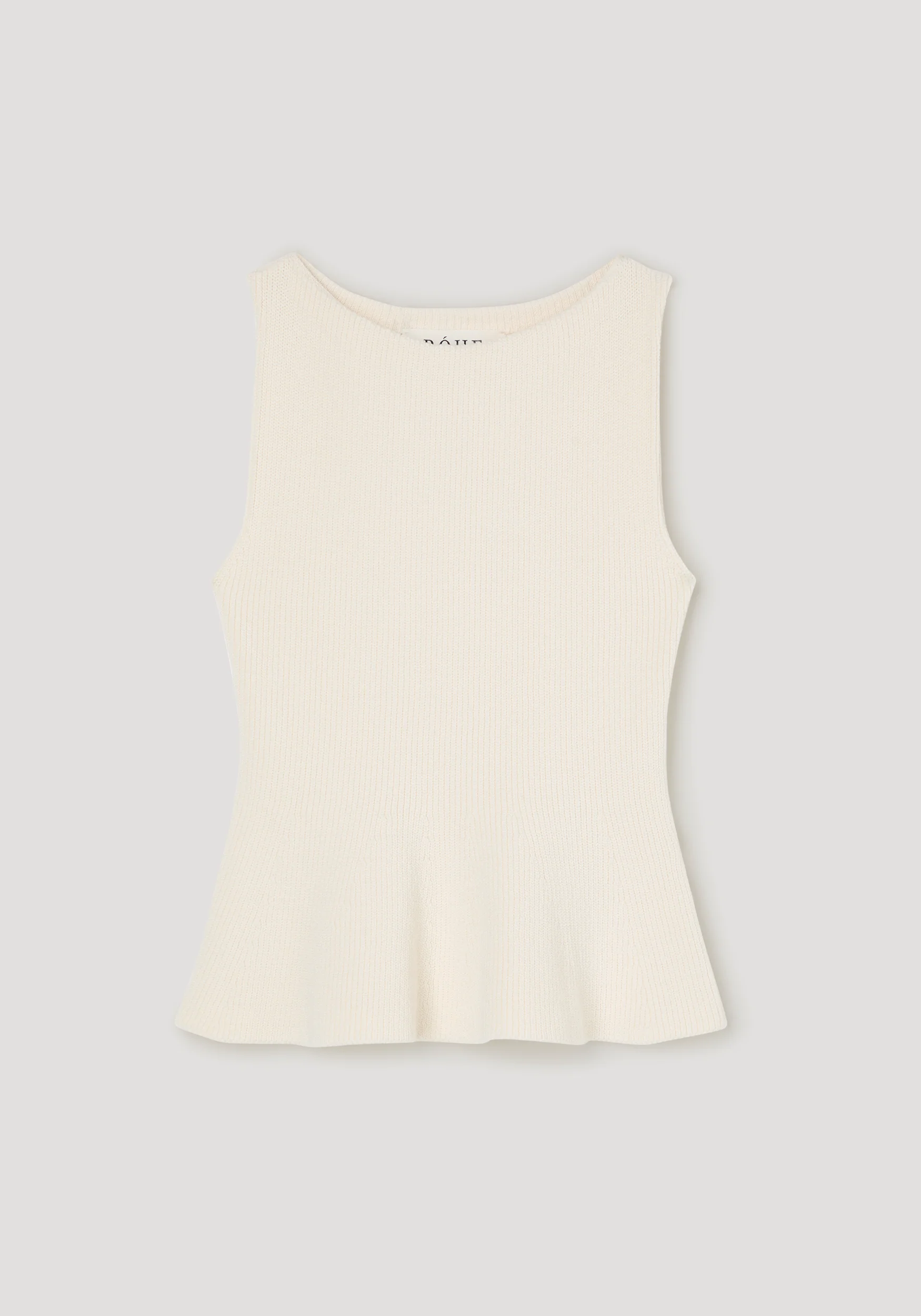 ROHE - Sculptural knitted top | cream - Image 6