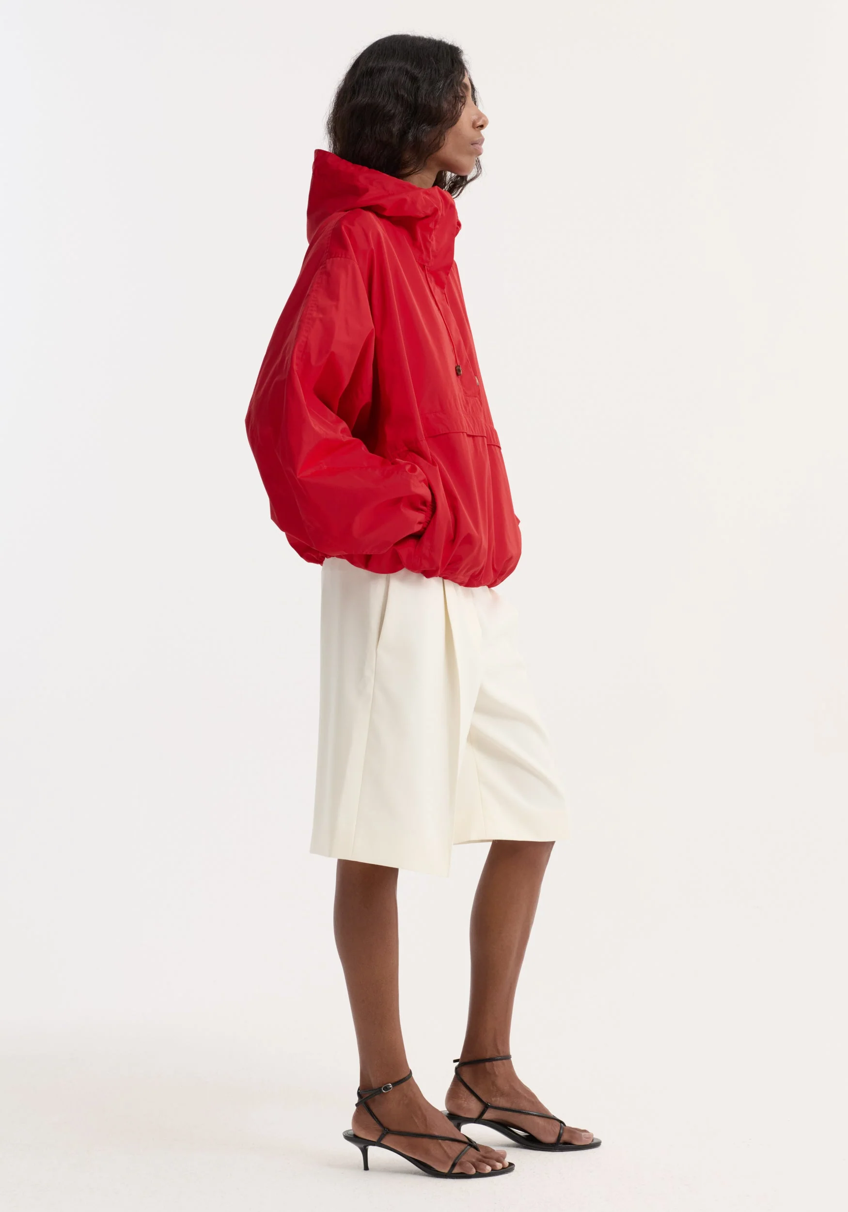 ROHE - Volume silk - blend anorak | red - Image 4