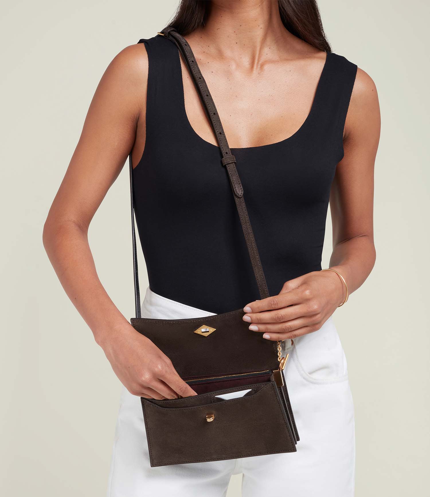 Metier - Roma Mini Suede Chocolate - Image 6