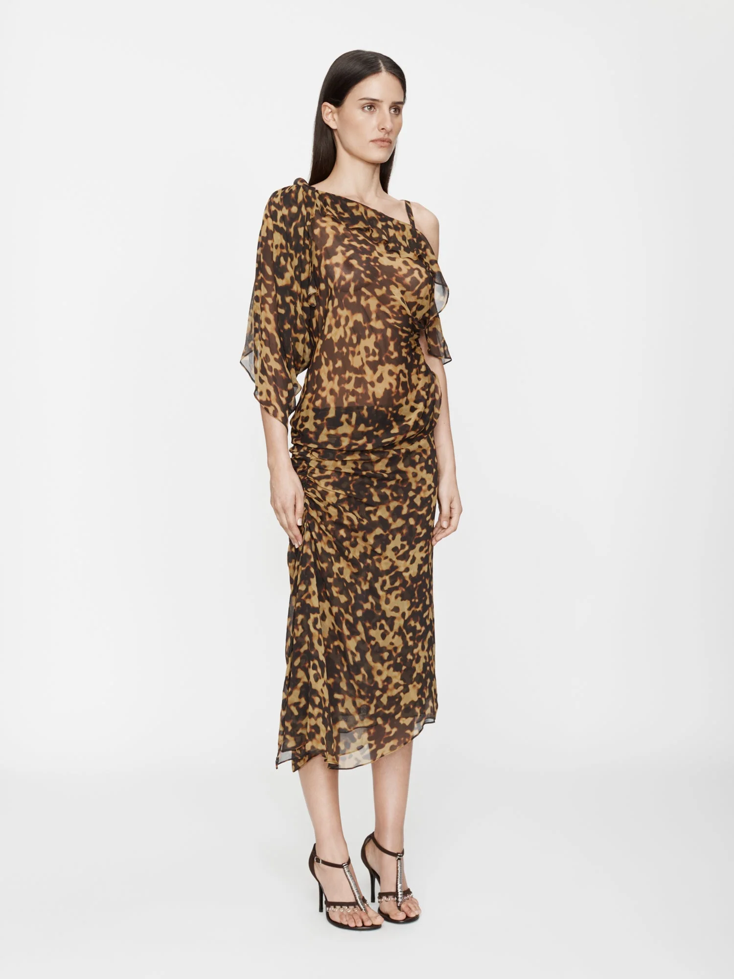 Christopher Esber - Roule Trimmed Silk Drape Top - Image 3