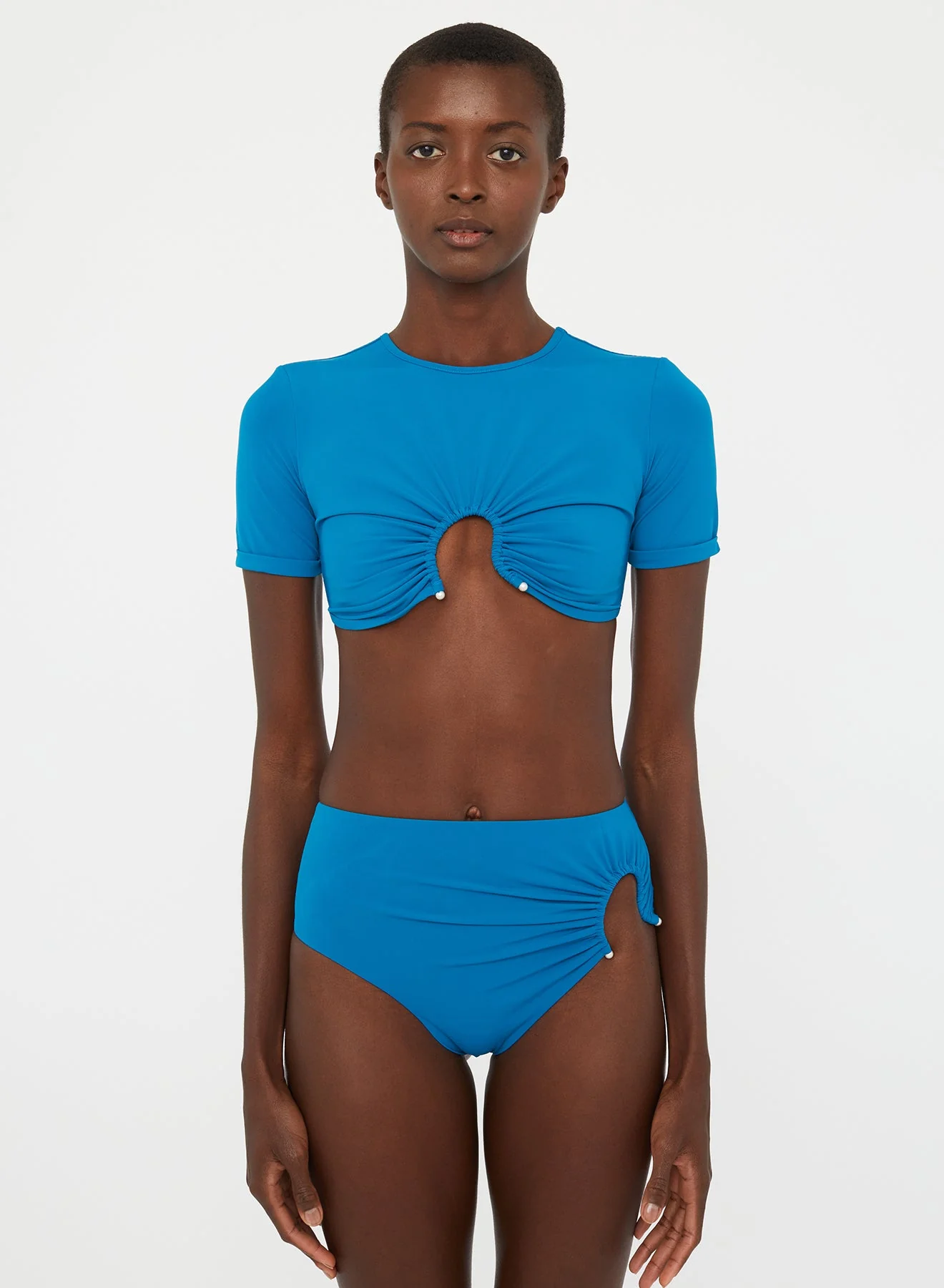 Christopher Esber - Ruched Crescent Swim Tee