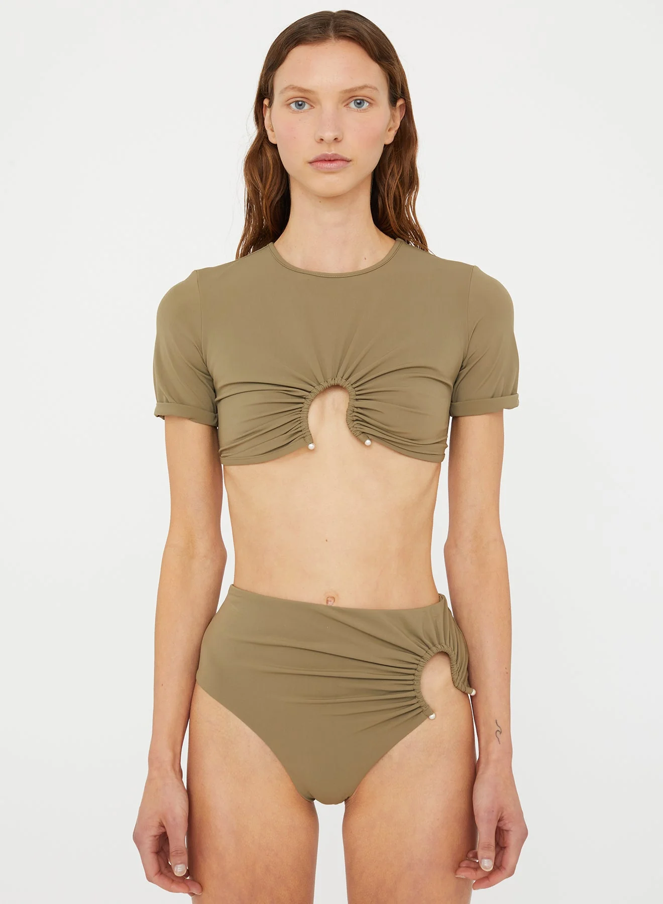 Christopher Esber - Ruched Crescent Swim Tee