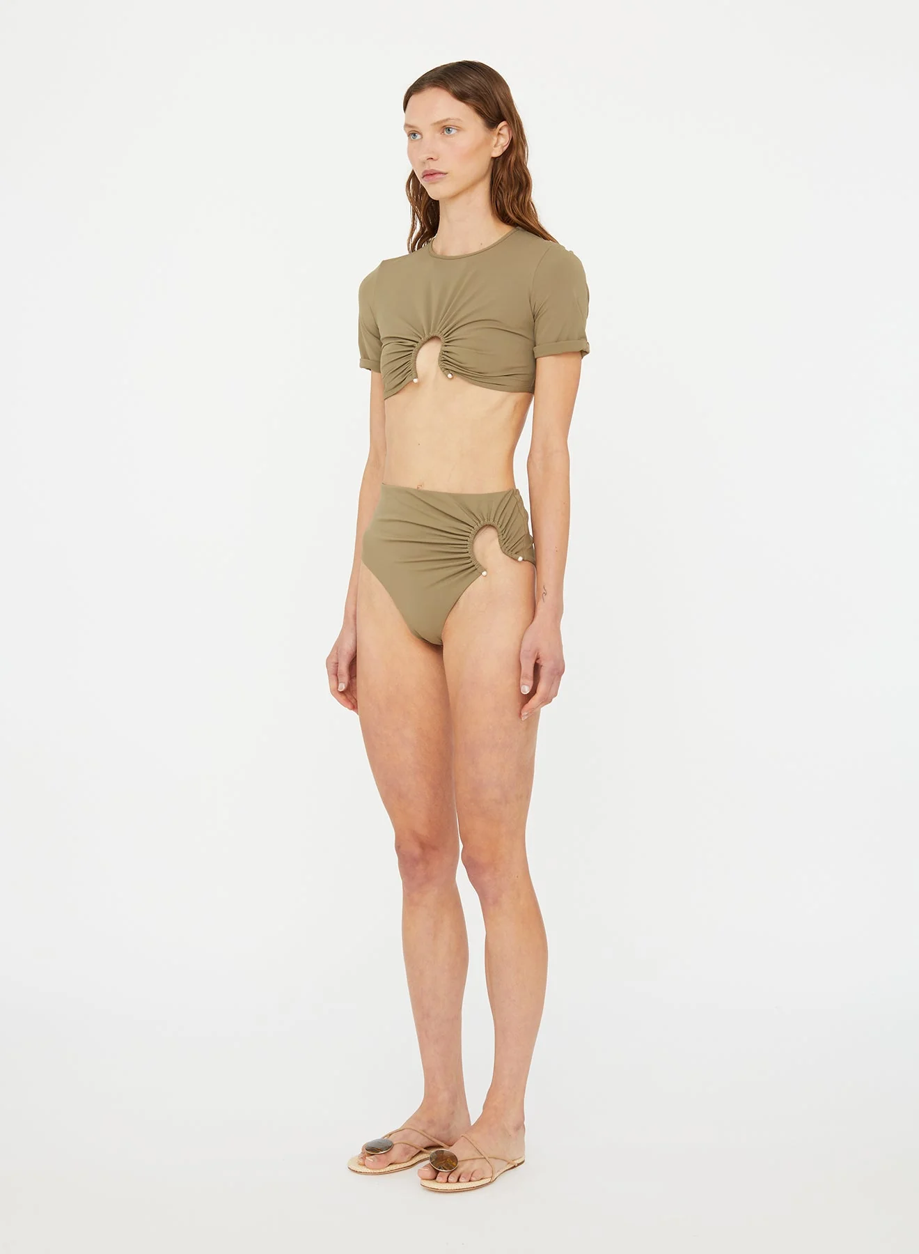 Christopher Esber - Ruched Crescent Swim Tee - Image 3