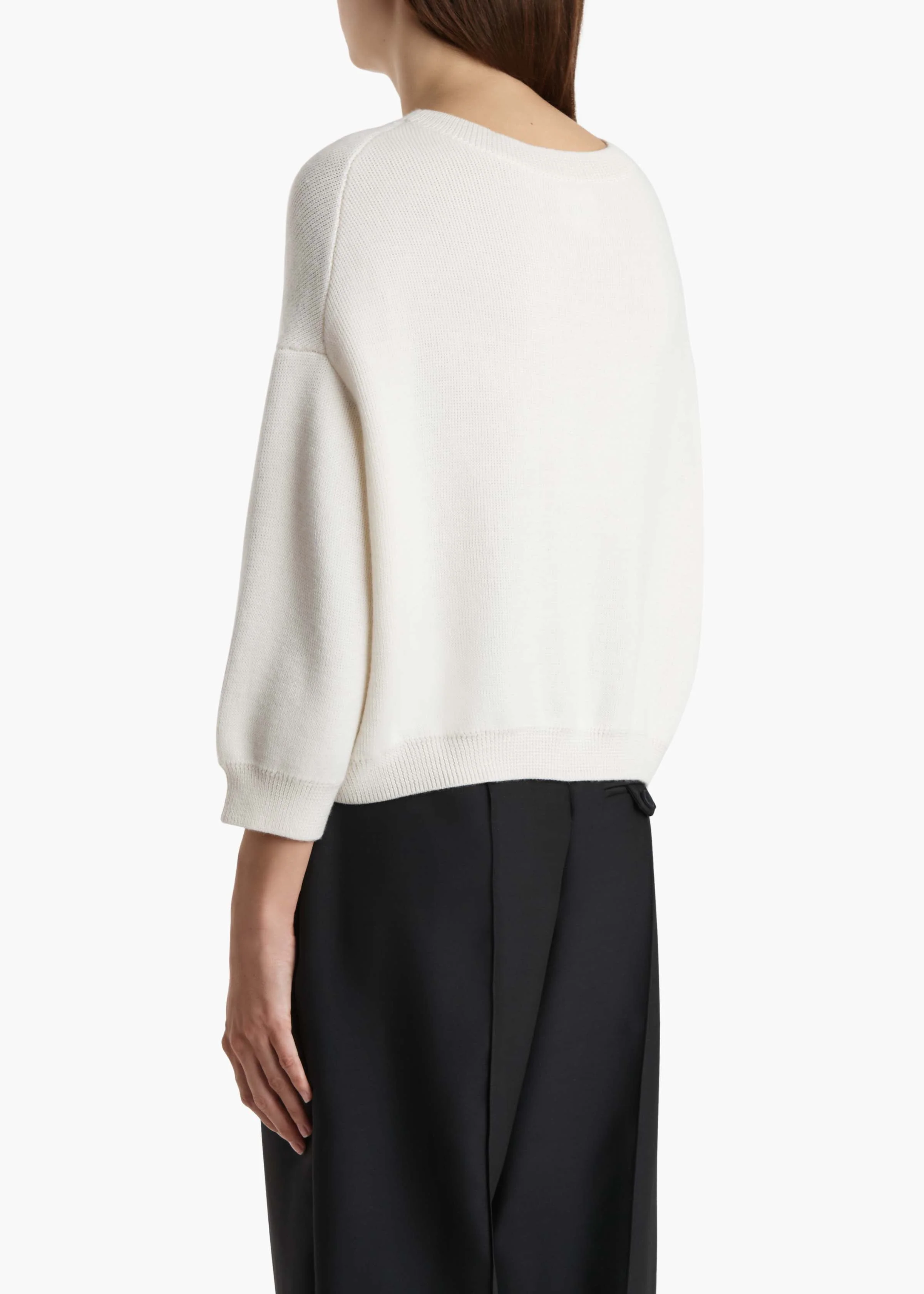 Khaite - Sabina Sweater in Ivory - Image 4