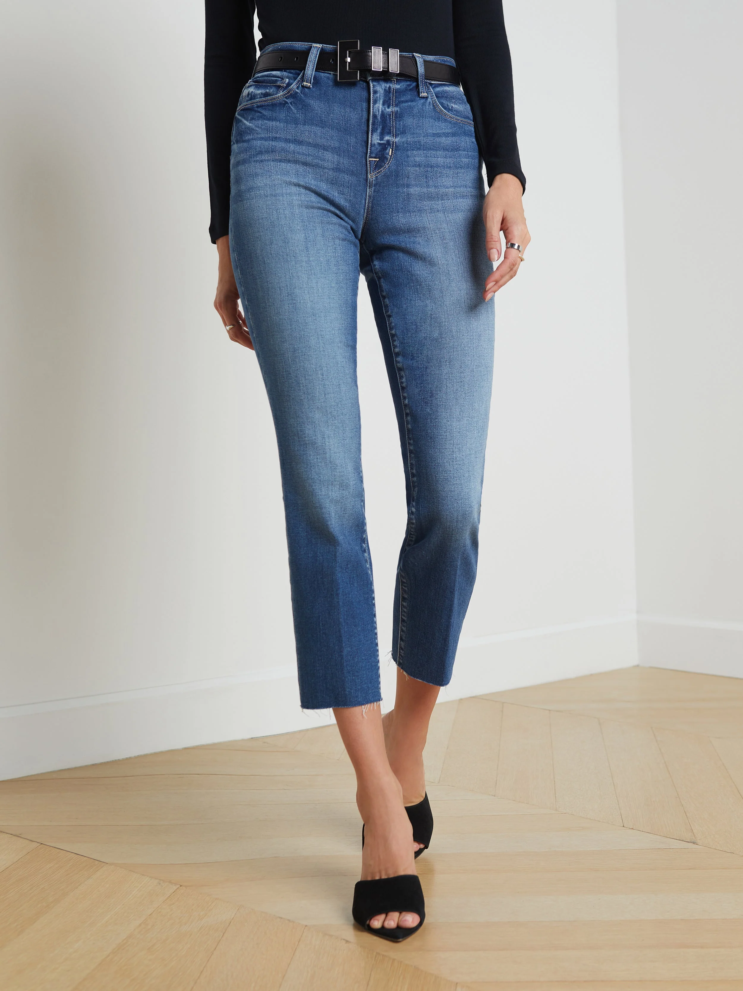 L'AGENCE - Sada Slim - Leg Cropped Jean - Image 3