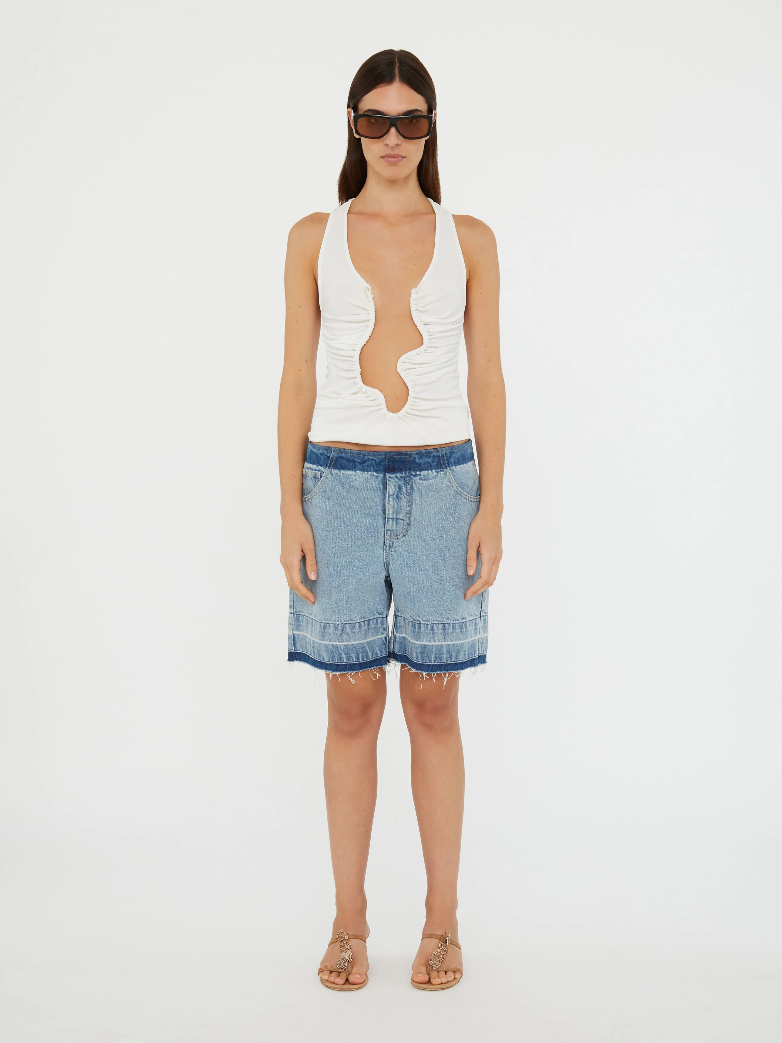 Christopher Esber - Salacia Ruched Tank - Image 2