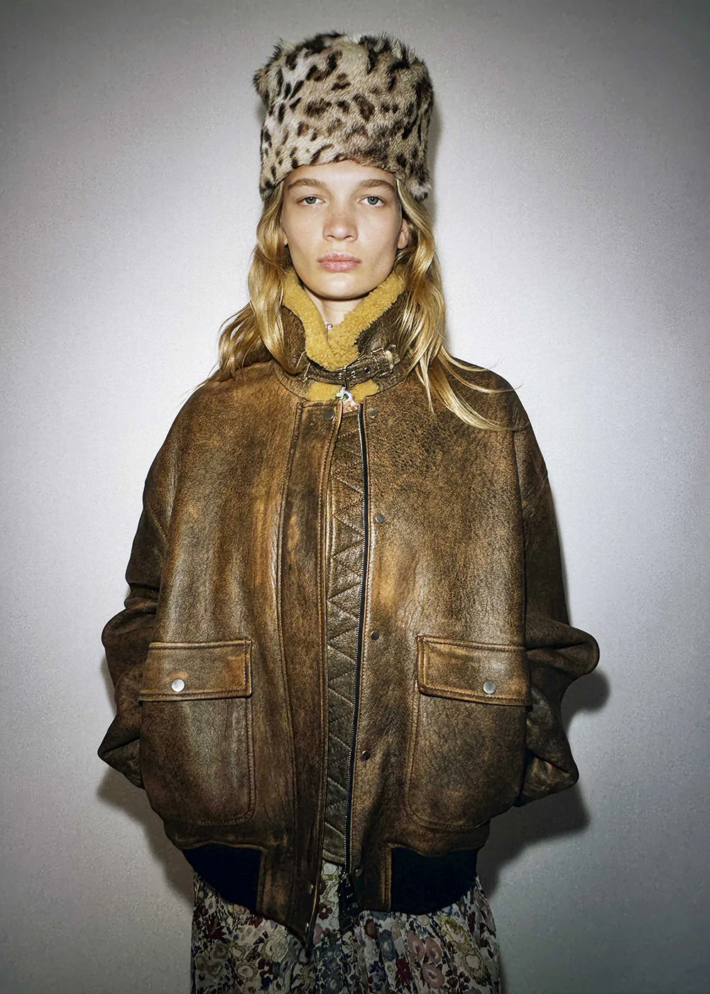 Khaite - Sandor Jacket in Dark Brown Distressed Leather - Image 7