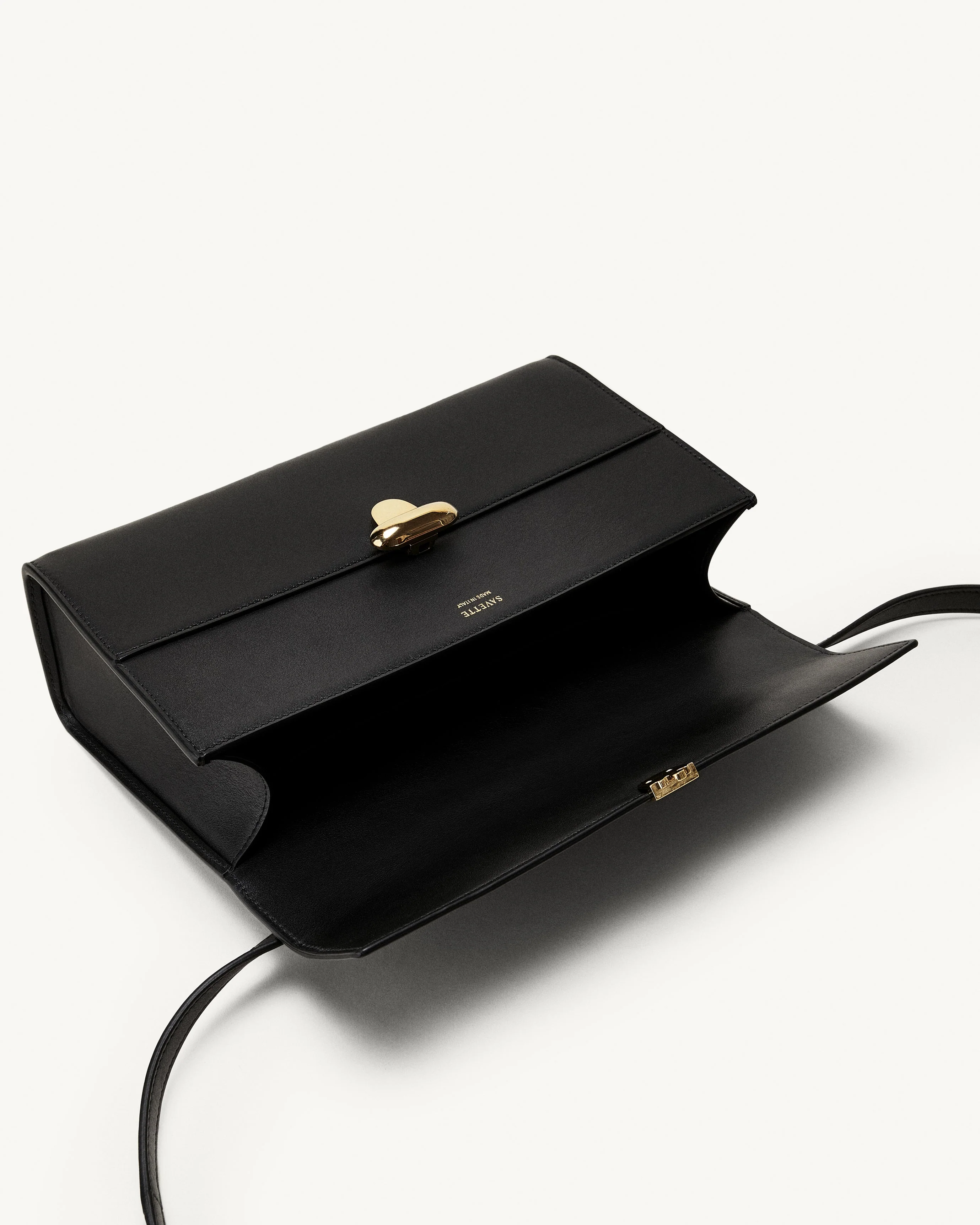 SAVETTE - Symmetry 26 in Black Leather - Image 3