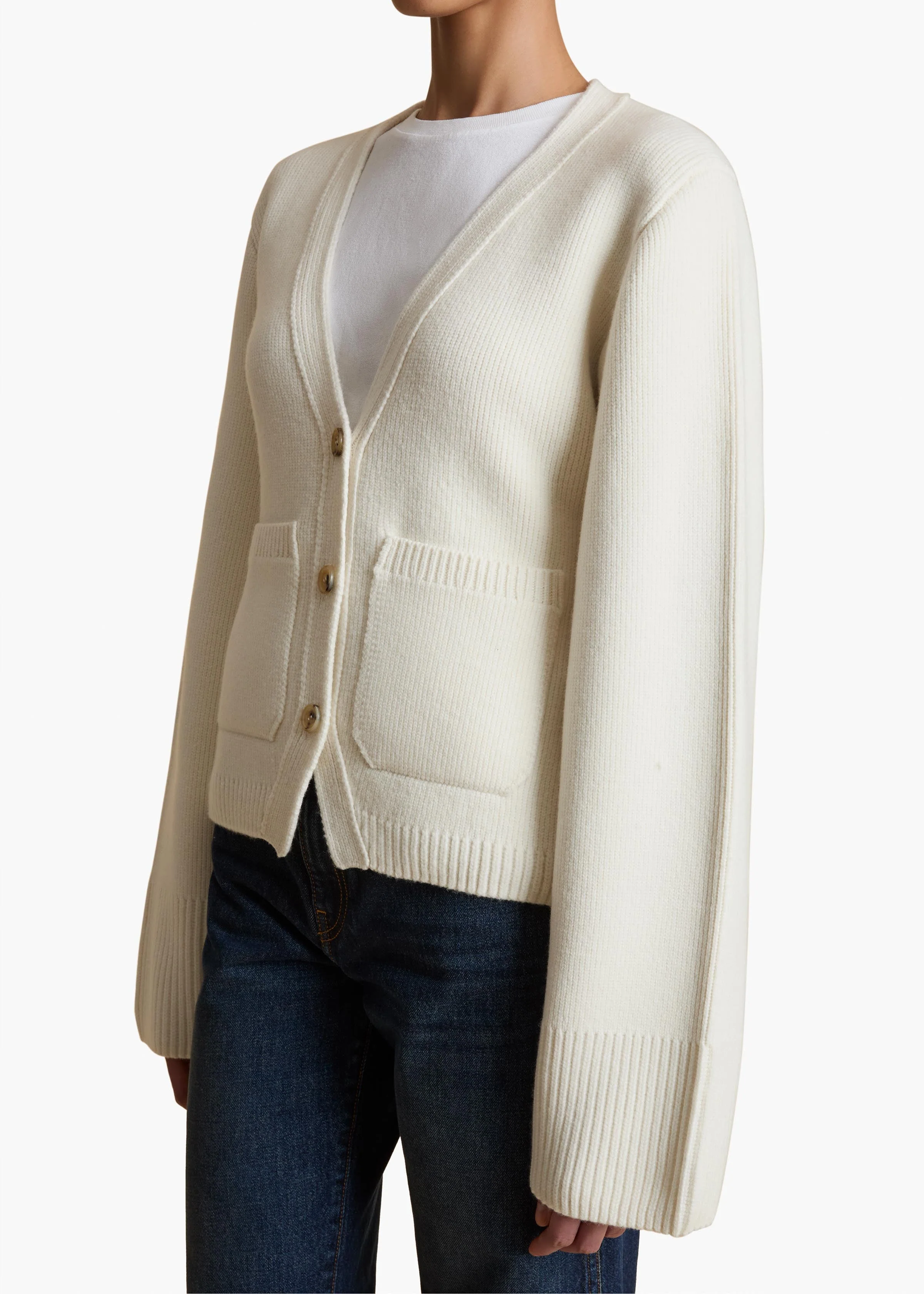 Khaite - Scarlet Cardigan in Glaze - Image 11