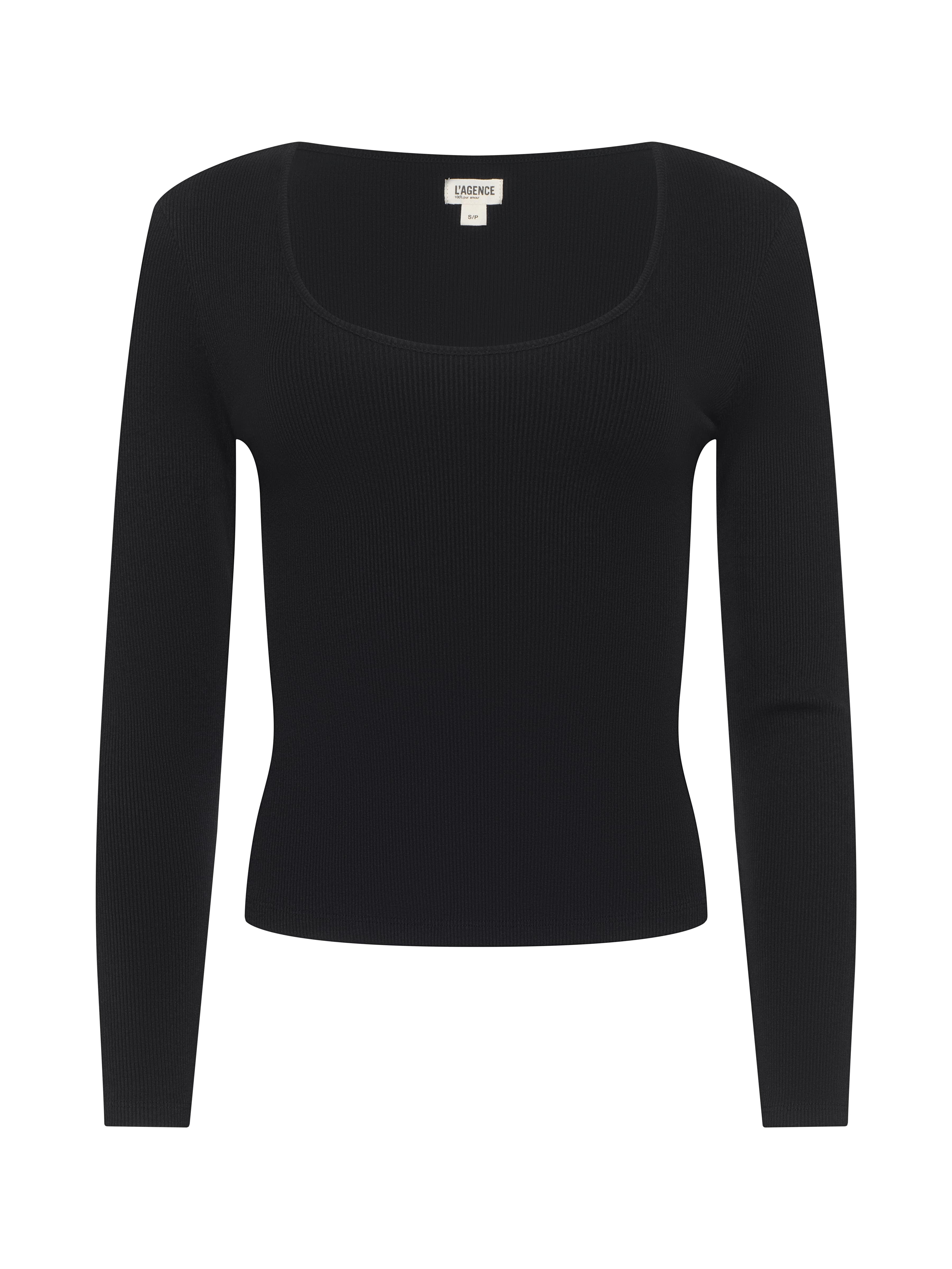 L'AGENCE - Scarlet Scoopneck Tee - Image 12